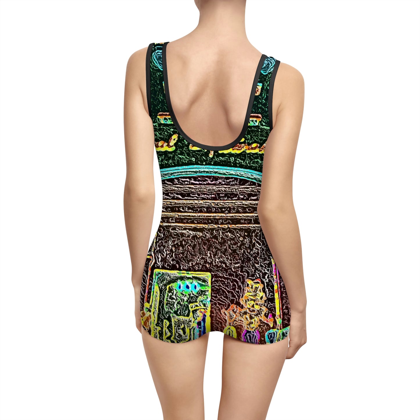Women's Vintage Swimsuit ... "La Grande Entree" At: 'The Pink Palace' ... The Royal Hawai'ian ... Honolulu, HI ... '27Oct2014' ... Original Works ...