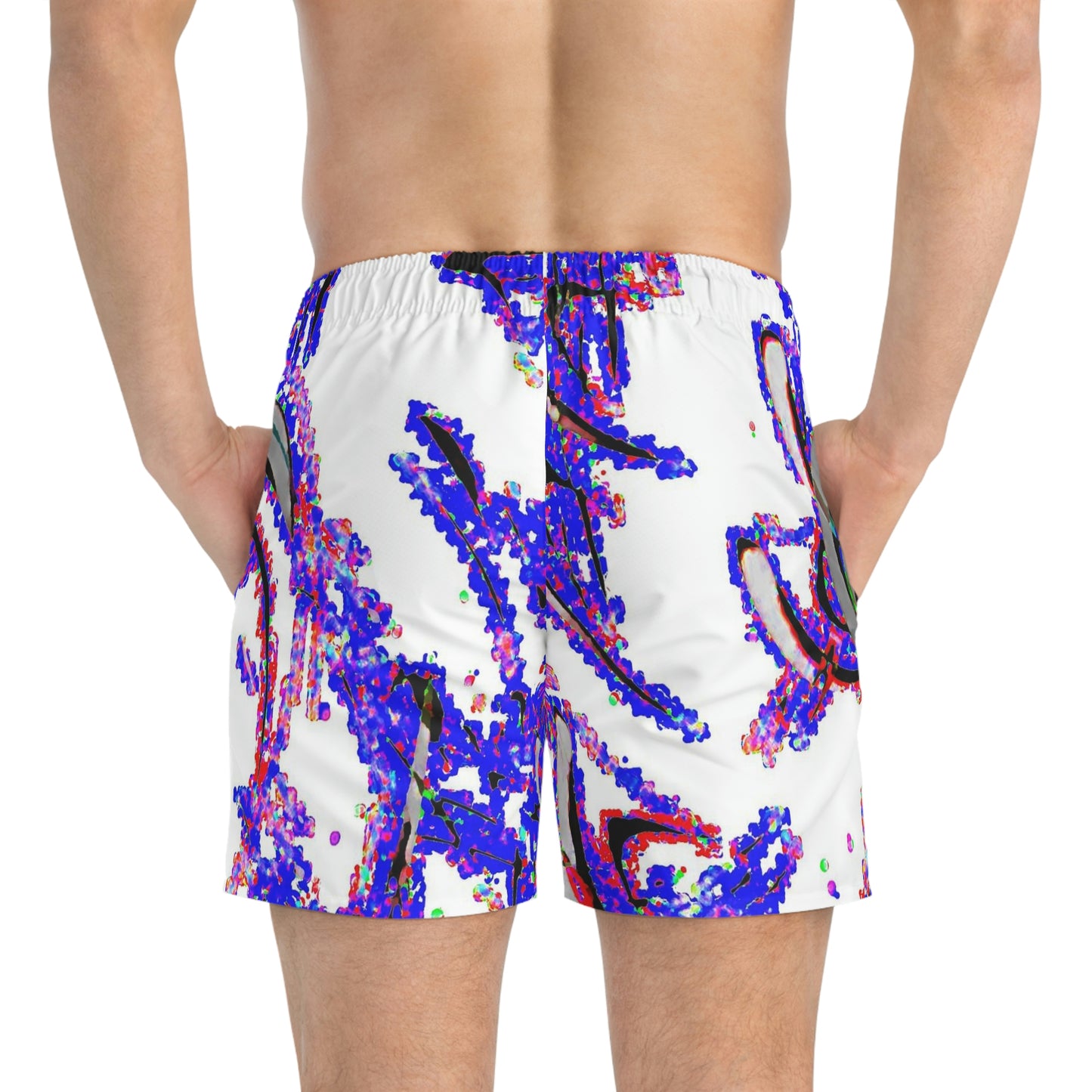 Swim Trunks ... "Waning Moon" ... Central Idaho ... October 2022 ... Rendering Time: 22 Hours ... Original Works ...
