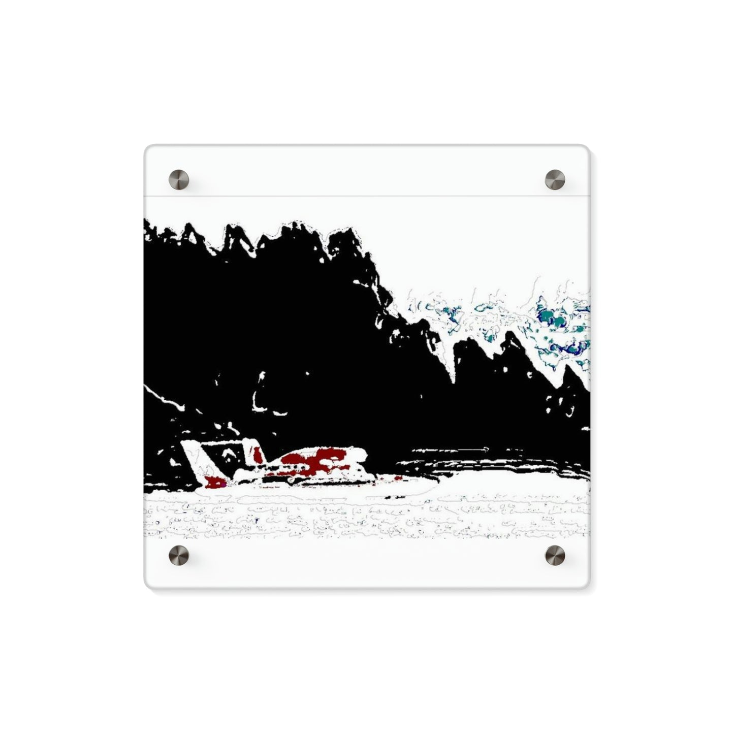 Acrylic Wall Art Panels ... Seattle Columbia Cup On Lake Washington ... "Dave Wilcox Heads For The Win" ... Associate Gift-Photo ... Original Works ...