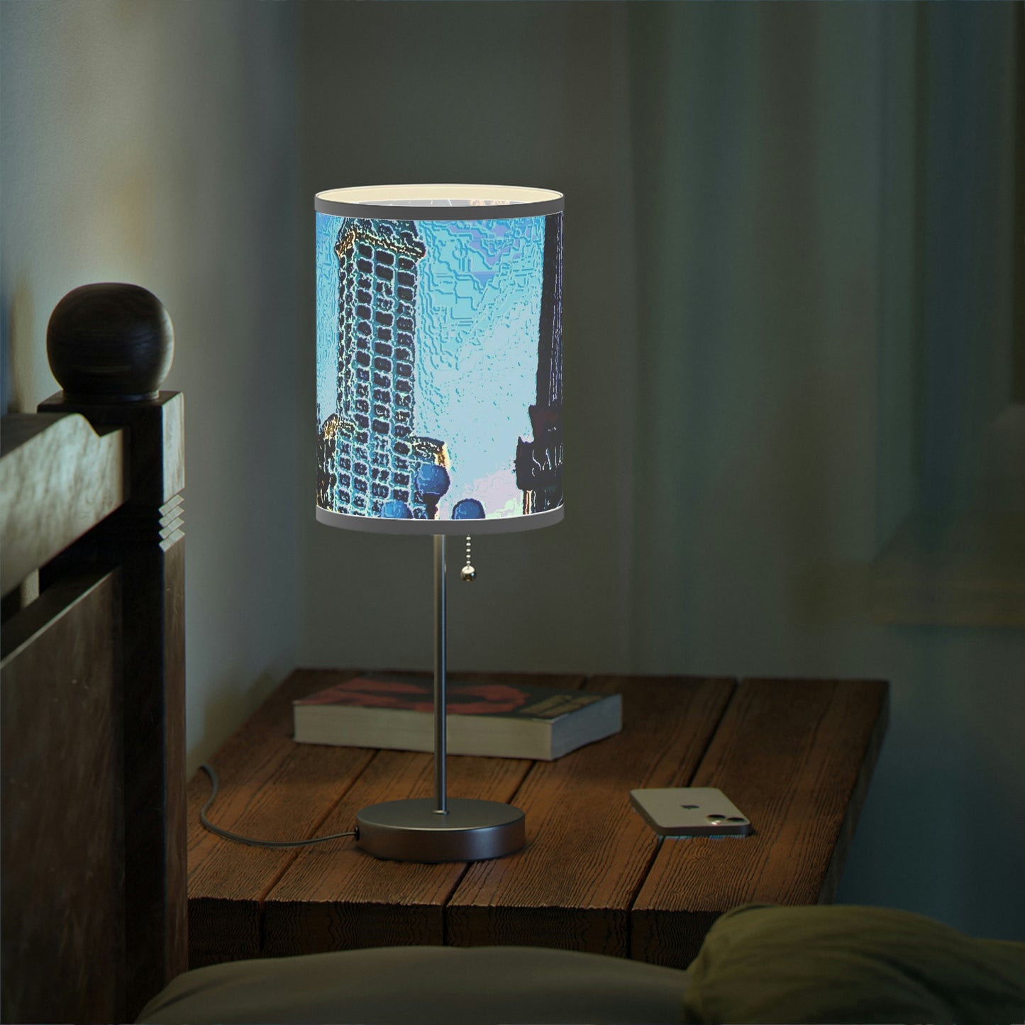 Lamp on a Stand, US|CA plug ...  Pioneer Square & Smith Tower ... 'That World Famous View' ... Colleague Supplied Photo ... Original Works ...