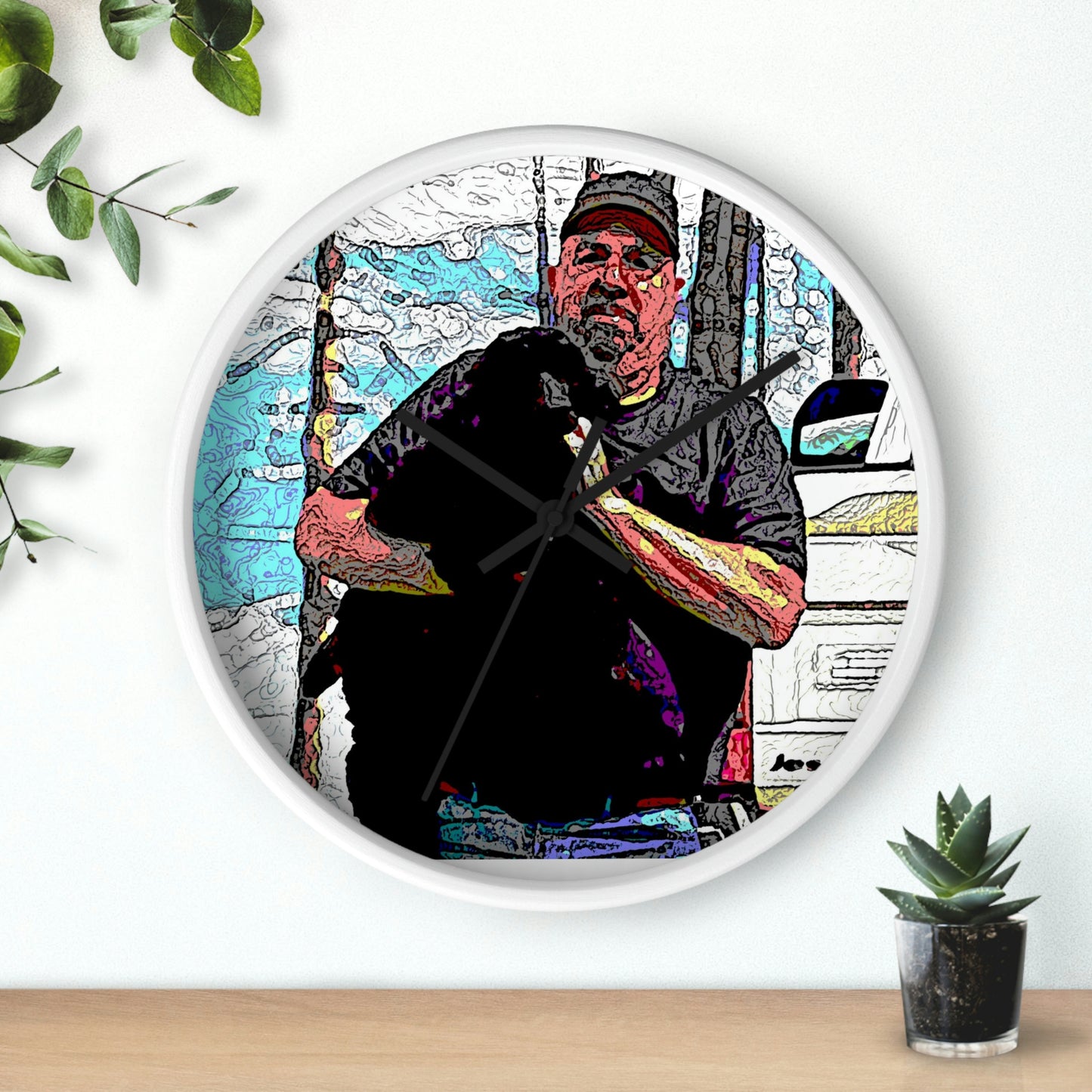 Wall clock ...  When She Was Young ... "Todd & Jett" ... California Point Locale: June 2022, Central Idaho ... Original Works