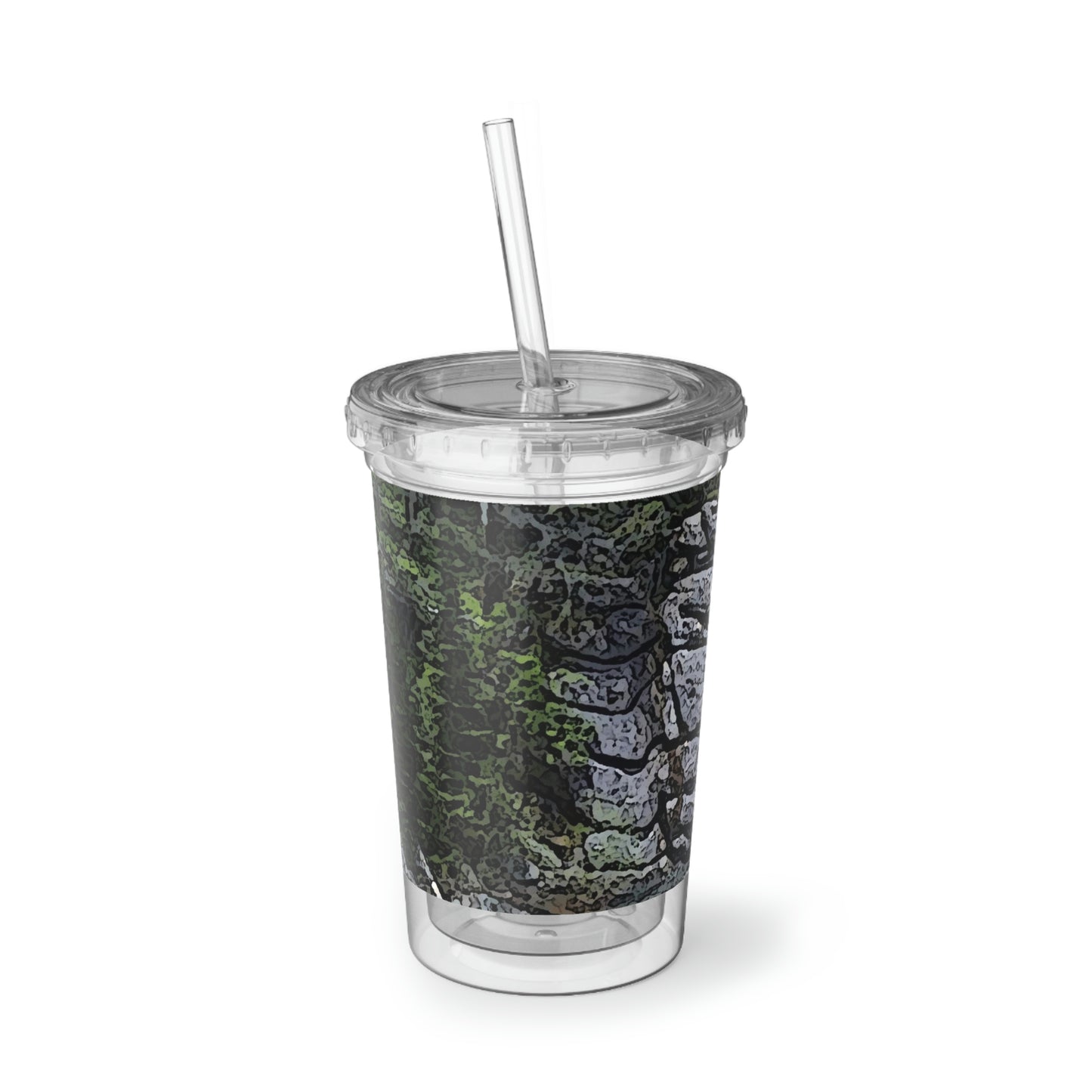 Suave Acrylic Cup ..."I Am Innocent" ... Tricky-Dick Immortalized ... Nixon Rock: Along The River ... Central Idaho, Summer 2020 ... Original Works ...