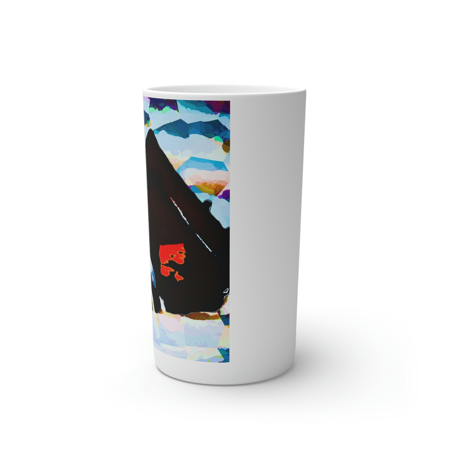 Conical Coffee Mugs (3oz, 8oz, 12oz) ... After An Intense Snow Storm ... 'Digging Out' ... A Vehicle & Cabin "In The Mountains" ... March 2023 ... Original Works ...