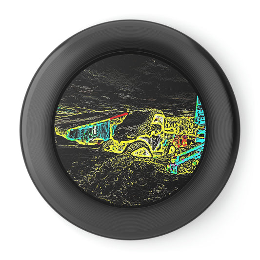 Wham-O Frisbee ... "Snow Vehicle In Snow Storm At-Rest" ... Circa 12Mar23 ... Central Idaho ... 18-Hours Rendering Time: Original Works ...