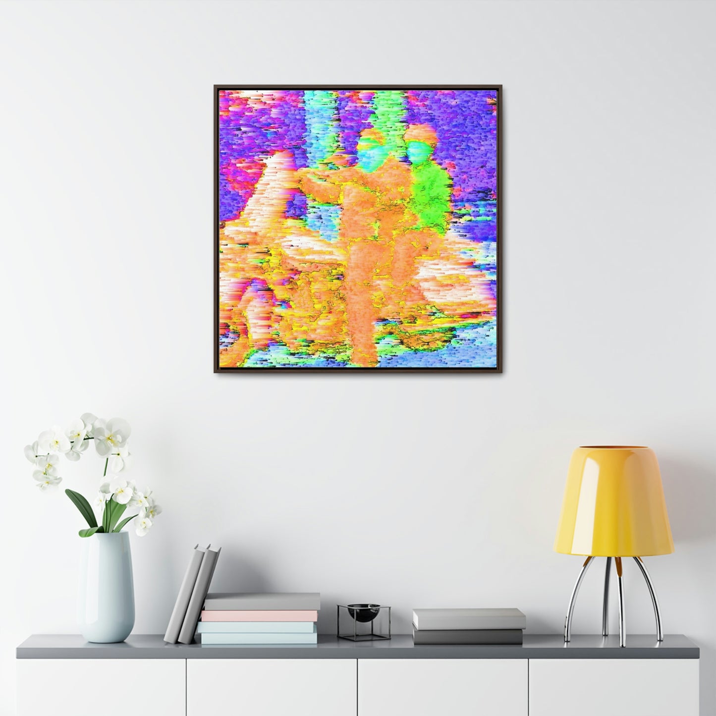 Gallery Canvas Wraps, Square Frame ...  "And 'I' Left His Dead A_s There By The Side-of-The-Road" ... Original Works ... (Grateful Dead: Me-And-My-Uncle)
