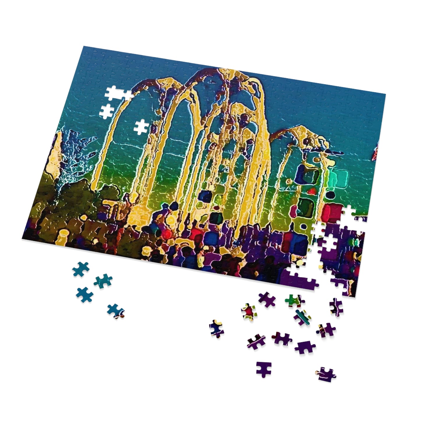 Jigsaw Puzzle (30, 110, 252, 500,1000-Piece) ... "Arches 'Like-No-Other' ... " Seattle World's Fair: 1962. A Family Original ...