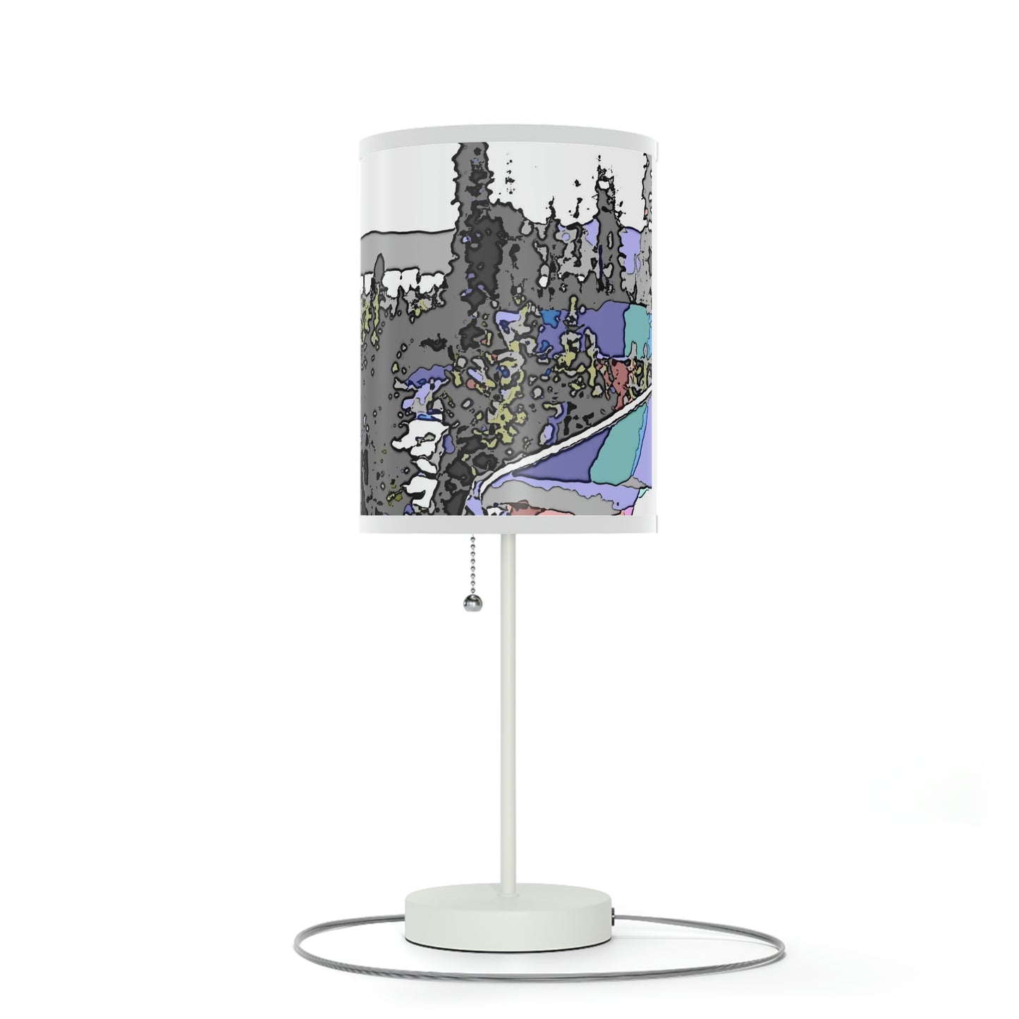 Lamp on a Stand, US|CA plug "A Very Remote Mountain Neighborhood" ... Only Cabins In This Environment ... Cenrtal Idaho ...