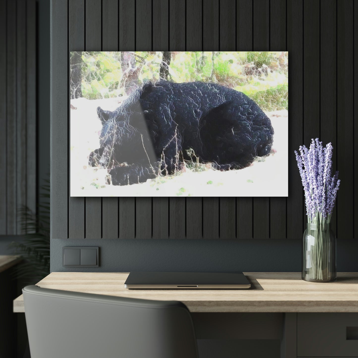 Acrylic Prints (French Cleat Hanging) ... RCY: "Rhett Creek Yogi ... '500 Lbs Of Autumn Season Hunger' ..."  ... September 2022 ... Central Idaho ... Original Works ...