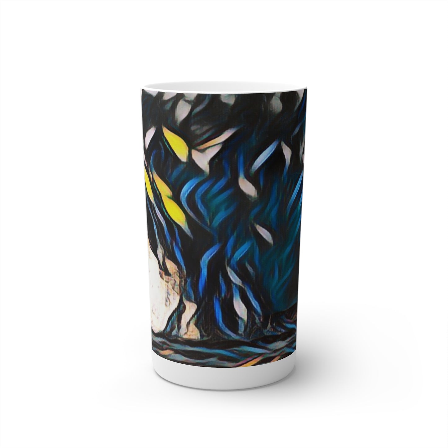 Conical Coffee Mugs (3oz, 8oz, 12oz) ... "Ken's Favourite Humpback Breach" ... Circa: 21st Century ... Maui, HI ... Original Works ...