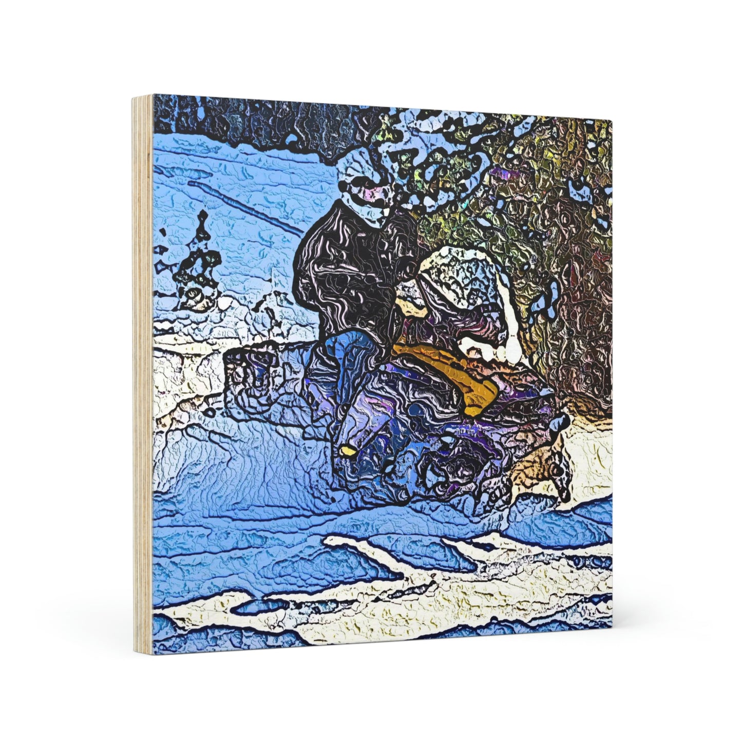 Wood Canvas ... Blasting Through-The-Powder ... 'Central Idaho Mounains ... ' 2Dec22 ...