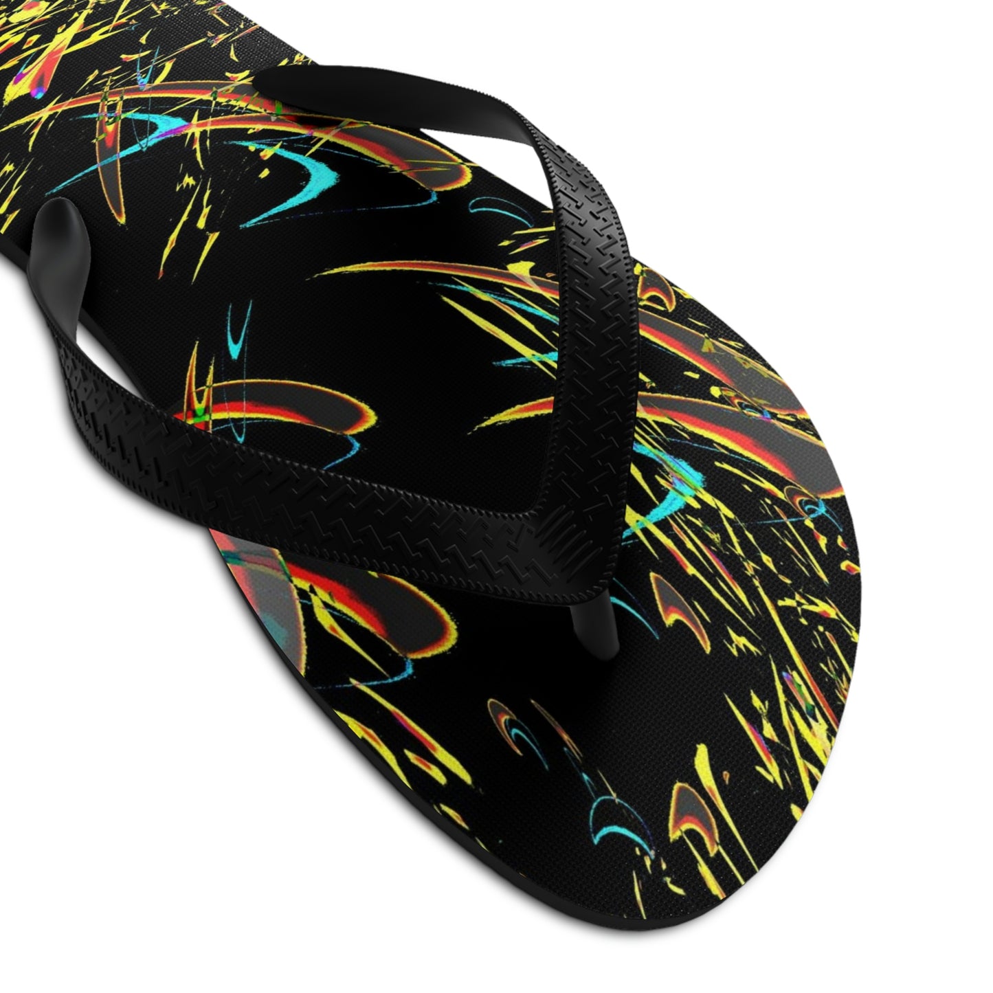 Unisex Flip-Flops ... "Waning Moon" ... Central Idaho ... October 2022 ... Rendering Time: 22 Hours ... Original Works ...