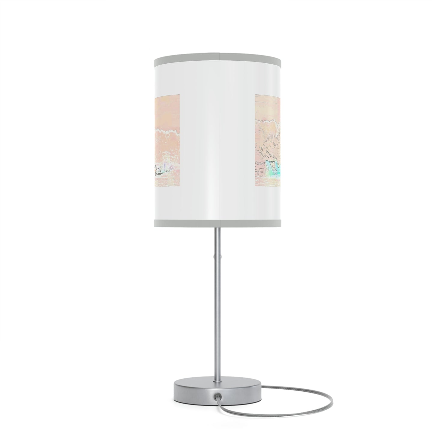 Lamp on a Stand, US|CA plug ... Seattle Columbia Cup On Lake Washington ... "Dave Wilcox Heads For The Win" ... Associate Gift-Photo ... Original Works ...