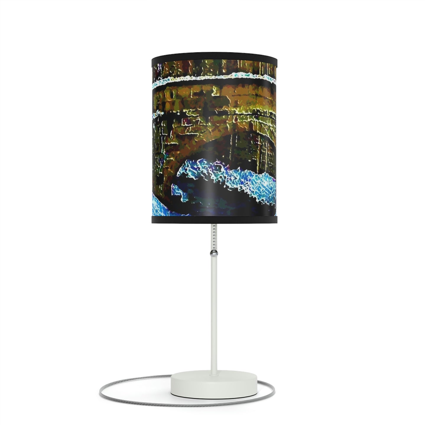 Lamp on a Stand, US|CA plug ... Walikng The Streets & Alleys ... 'Strolling The Canals ... '  ... Original Works  ...