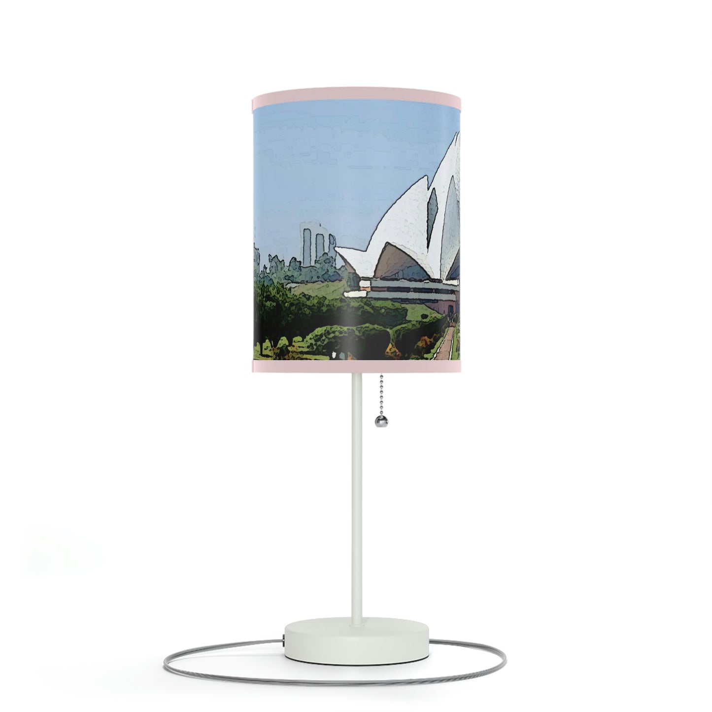 Lamp on a Stand, US|CA plug ... 'Bahai'i House-Of-Worship' ... "Lotus Temple: Delhi, India, 2008" ... Original Works ...