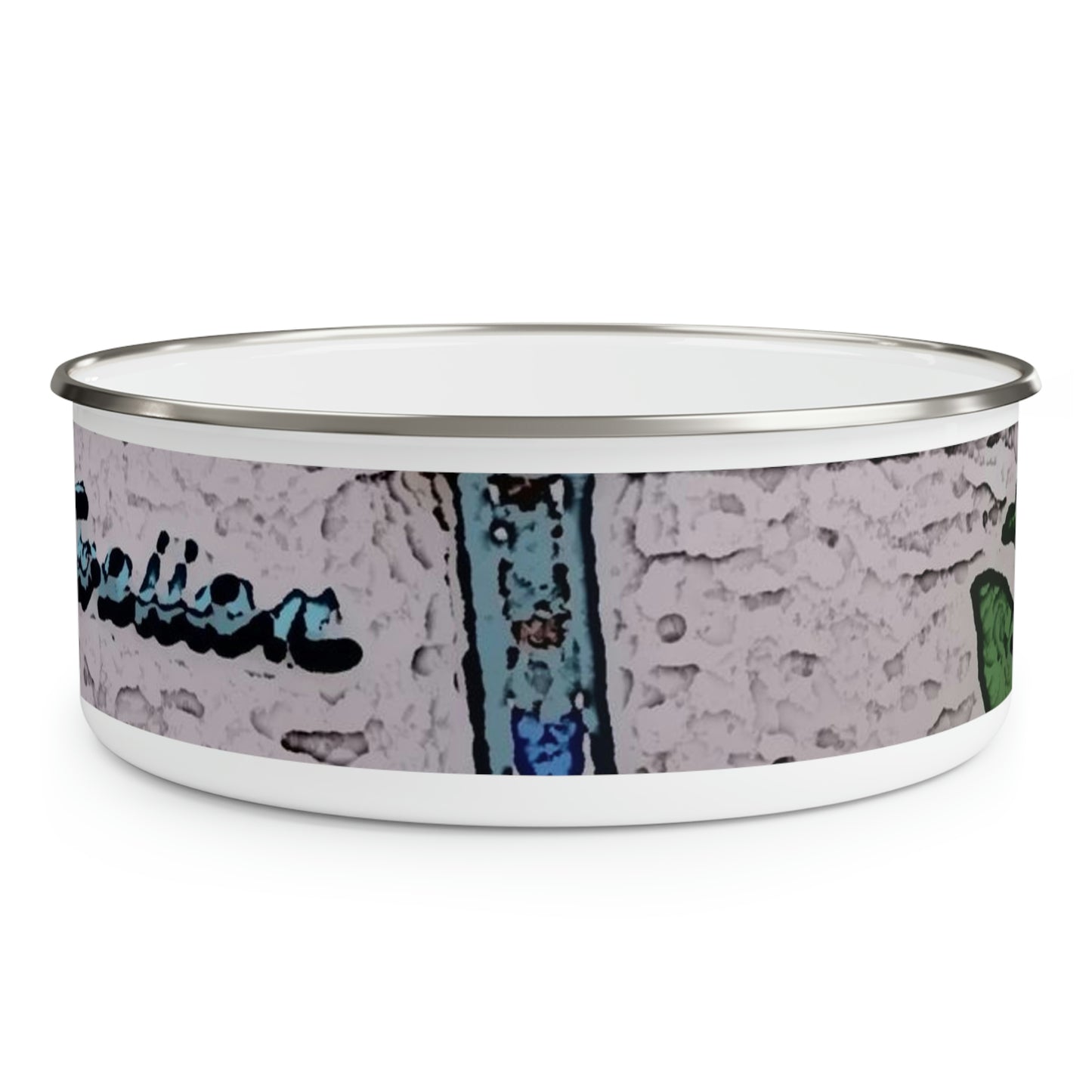 Enamel Bowl ...  "La Grande Entree" At: 'The Pink Palace' ... The Royal Hawai'ian ... Honolulu, HI ... '27Oct2014' ... Original Works ...