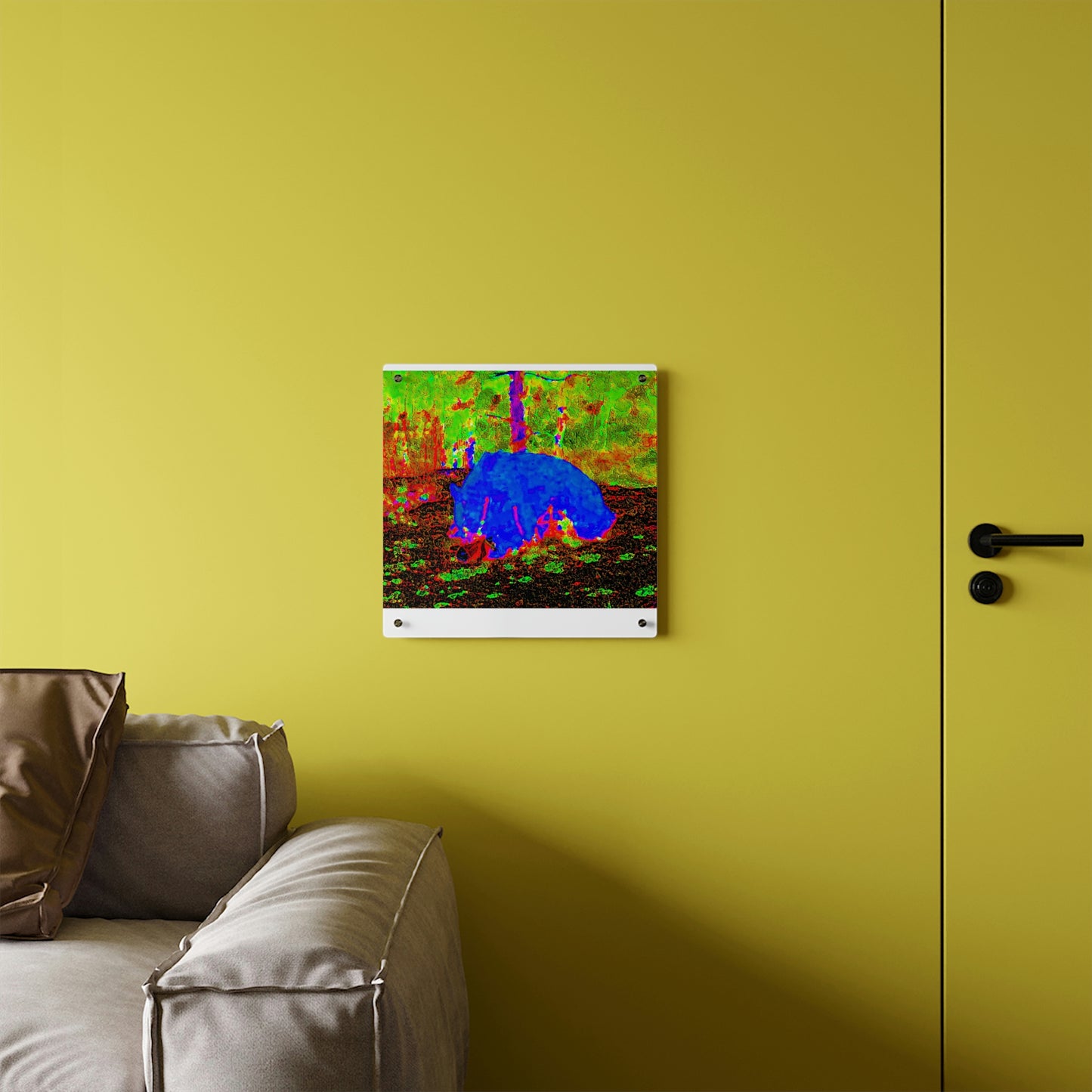 Acrylic Wall Art Panels ... RCY: "Rhett Creek Yogi ... '500 Lbs Of Autumn Season Hunger' ..."  ... September 2022 ... Central Idaho ... Original Works ...