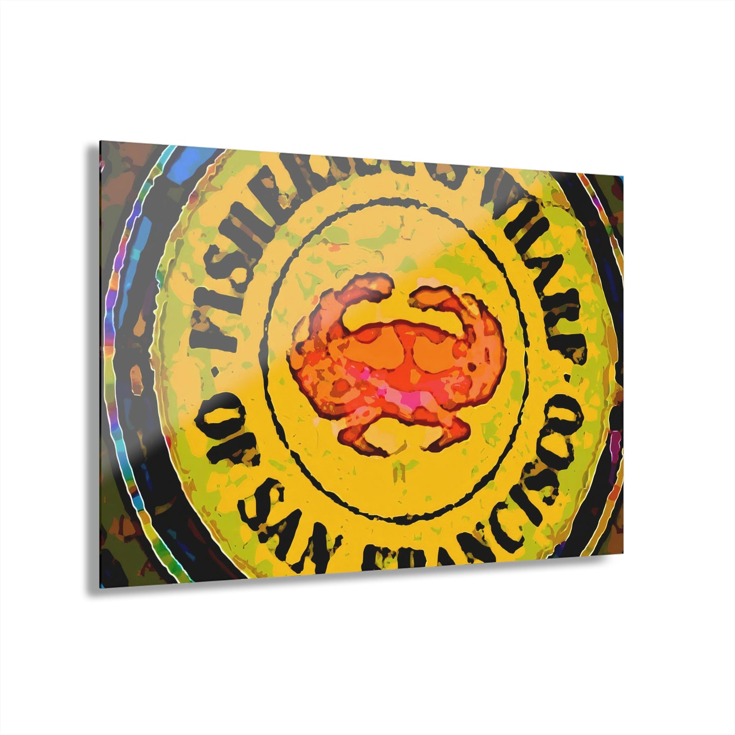 Acrylic Prints (French Cleat Hanging) ...  "No.9 Fishermen's Grotto - Fishermen's Wharf, SF, California" ... Family Archives: 1970's ... Original Works ...
