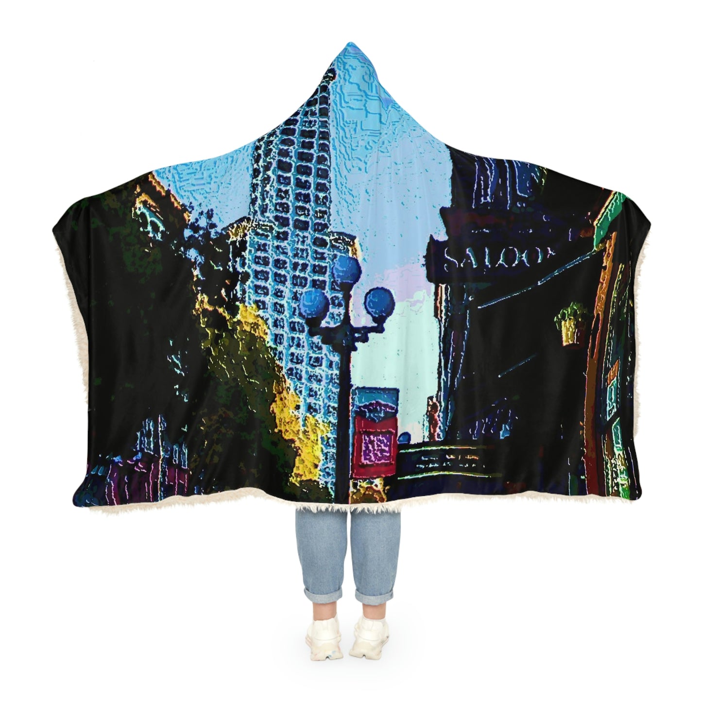 Snuggle Blanket ...  Pioneer Square & Smith Tower ... 'That World Famous View' ... Colleague Supplied Photo ... Original Works ...