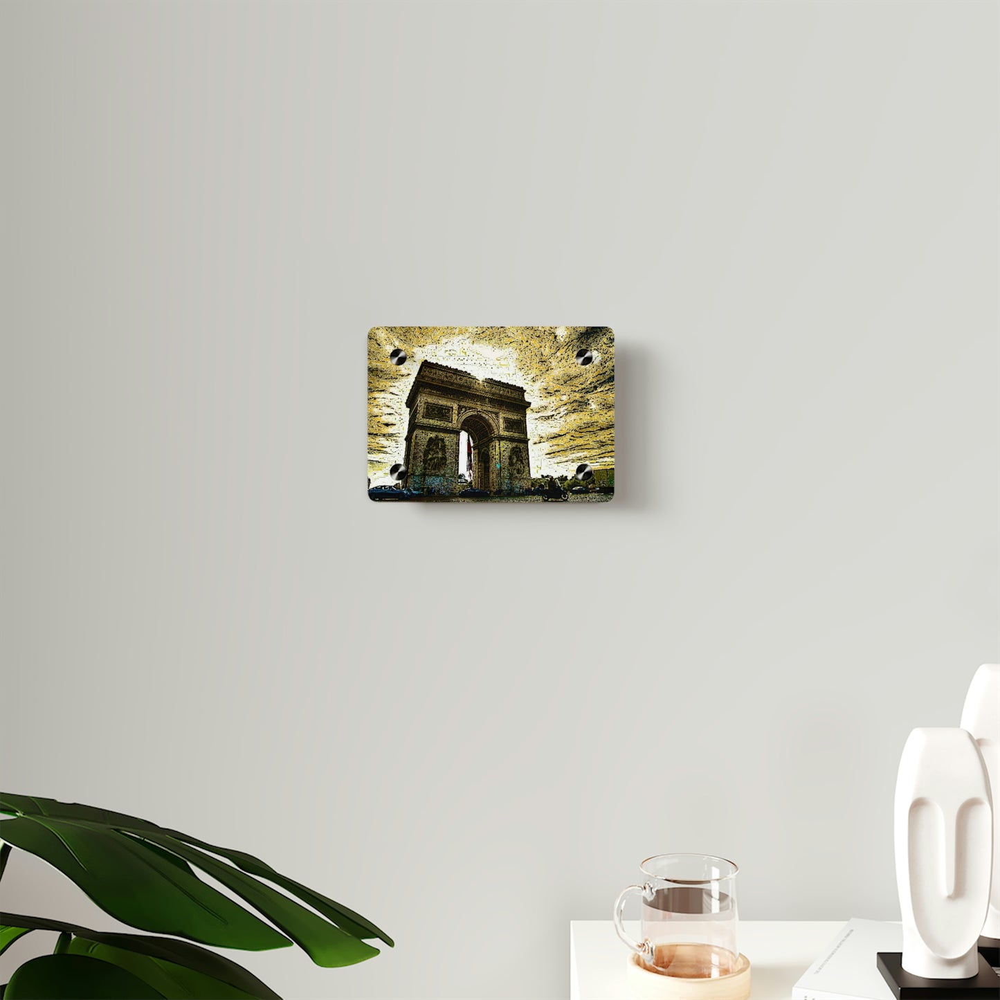 Acrylic Wall Art Panels ...  L'Arc de Triomphe ... 'Barbara Joan Bonnell-Holt Photo' ... Circa 1972 ... Oringinal Works ...