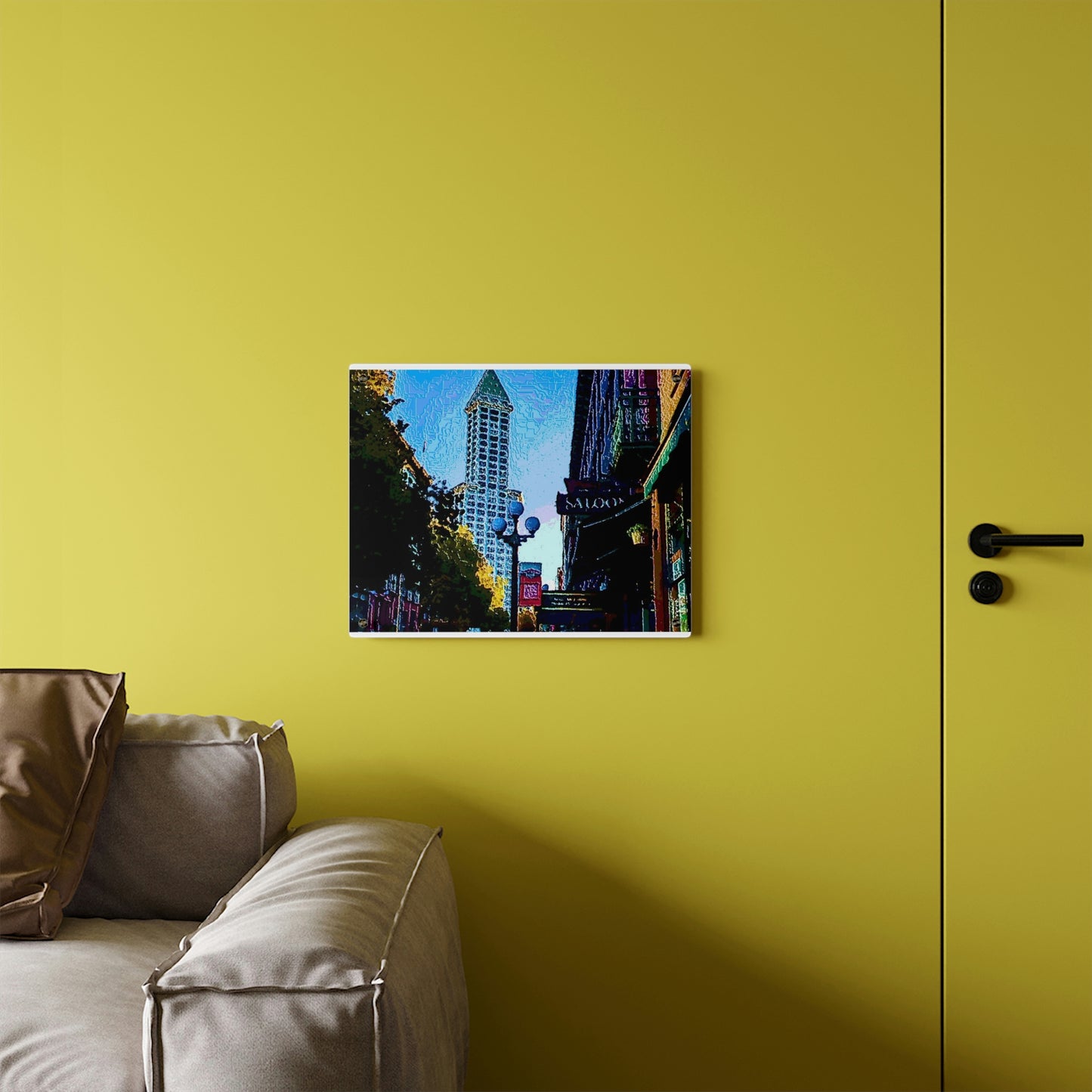 Acrylic Wall Art Panels ...  Pioneer Square & Smith Tower ... 'That World Famous View' ... Colleague Supplied Photo ... Original Works ...