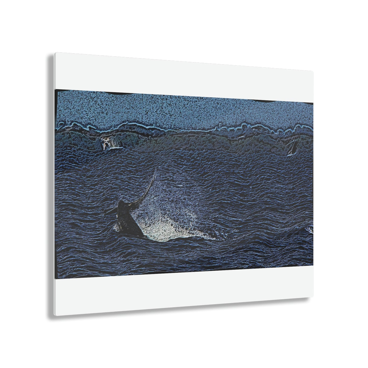 Acrylic Prints ... "A Trio Of Humpback Joy" ...  Maui, HI ... April Fools Day ... 1Apr23 ... Original Works - Family Archives ...