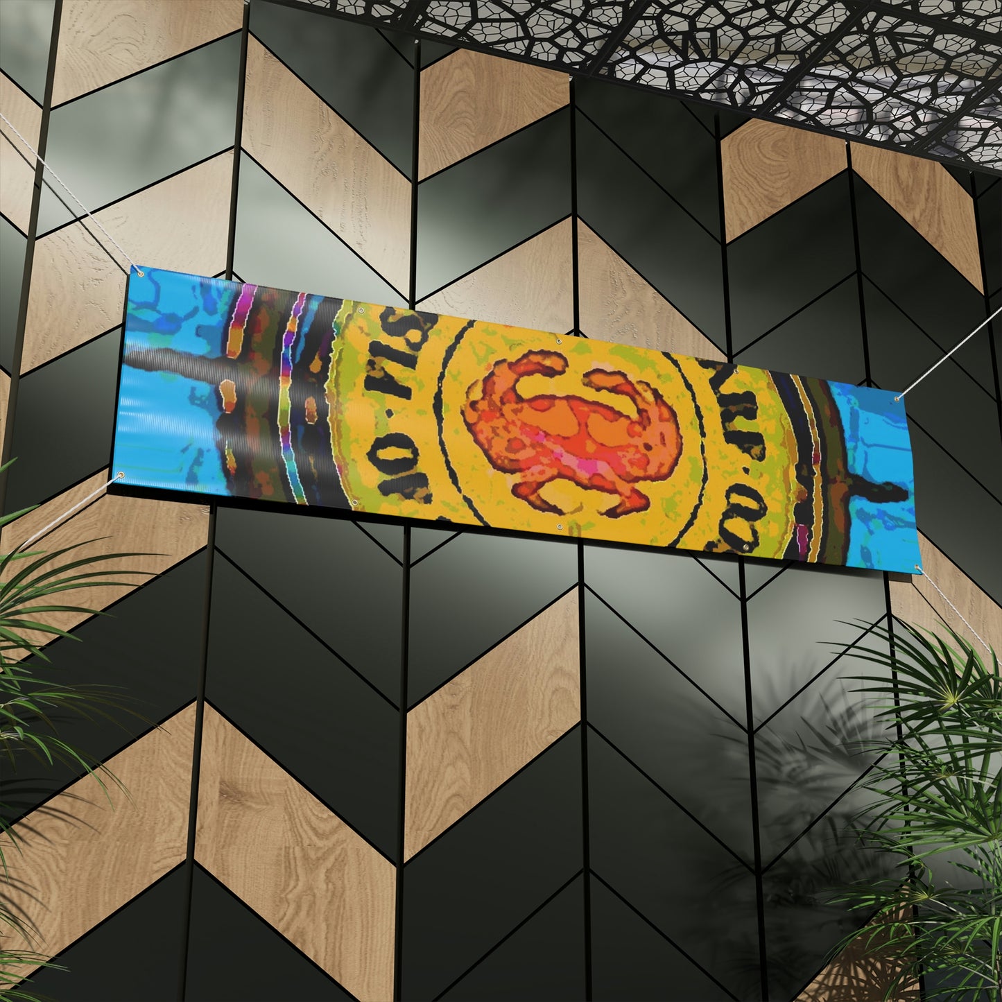 Matte Banner ... "No.9 Fishermen's Grotto - Fishermen's Wharf, SF, California" ... Family Archives: 1970's ... Original Works ...