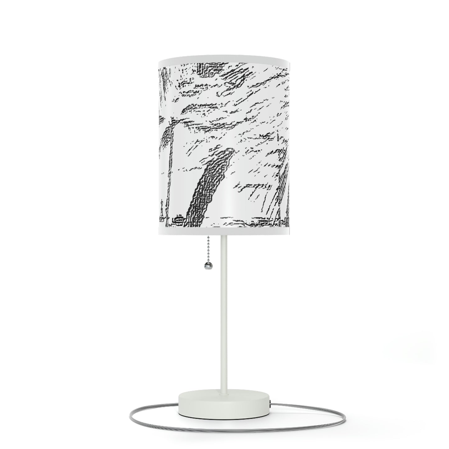 Lamp on a Stand, US|CA plug ... "The Royal Hawai'ian: Waikiki Beach_Beach" ... Honolulu, HI ... Ocotber 2014 (Halloween) ... Original Works ...