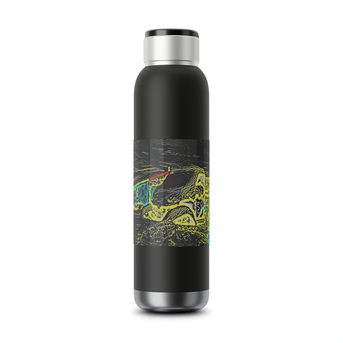 Soundwave Copper Vacuum Audio Bottle 22oz ... "Snow Vehicle In Snow Storm At-Rest" ... Circa 12Mar23 ... Central Idaho ... 18-Hours Rendering Time: Original Works ...