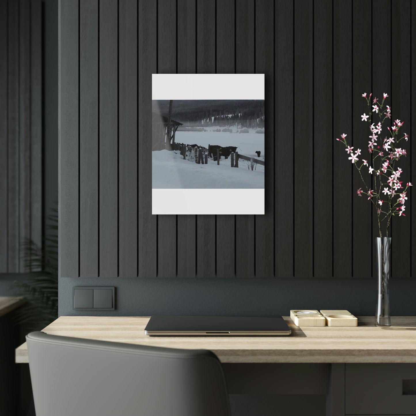 Acrylic Prints ... A Quiet Morning ... "Along The Red River & Nature Preserve Plateau" ... Jan23 ... Original Works ...