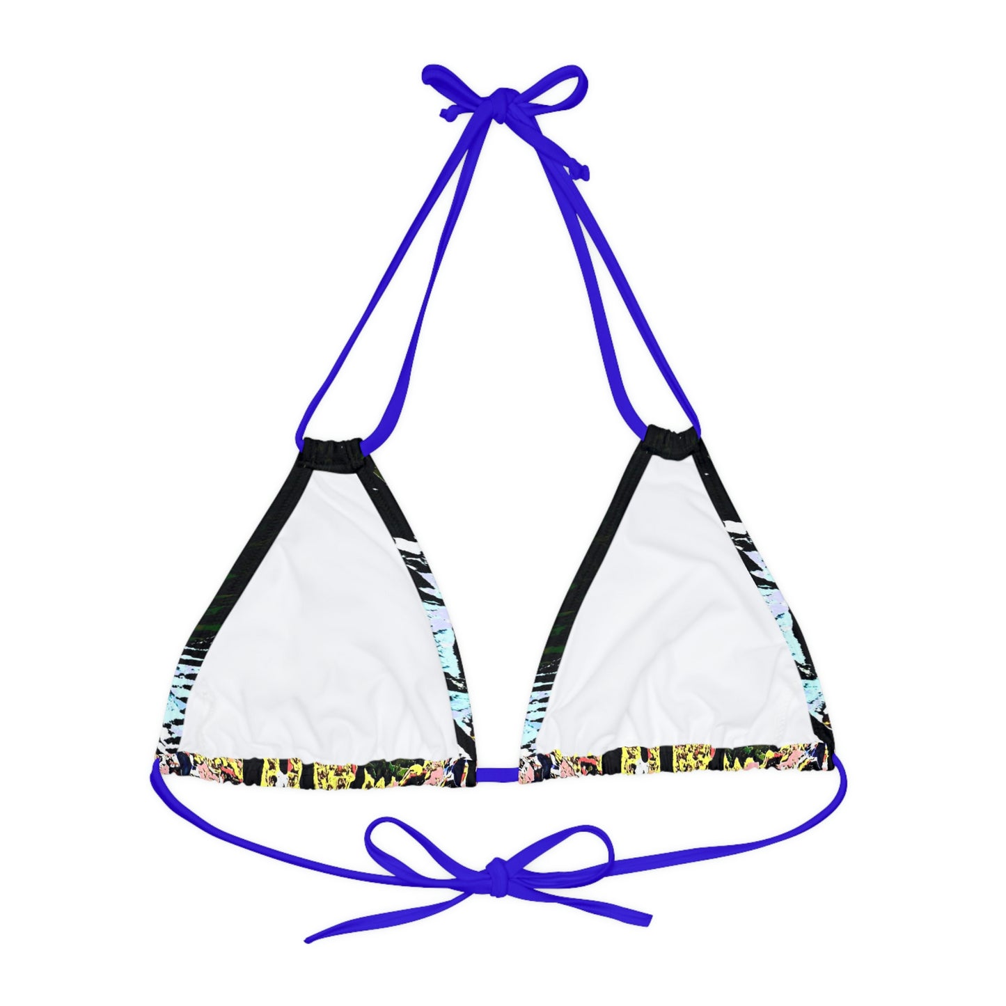 Strappy Triangle Bikini Top ... "A Beautiful Beach Amongst The Palms" ... The Outrigger Waikiki, Honolulu, Oahu ... Original Works ...