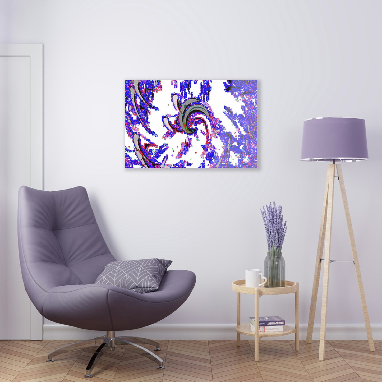 Acrylic Prints ... "Waning Moon" ... Central Idaho ... October 2022 ... Rendering Time: 22 Hours ... Original Works ...