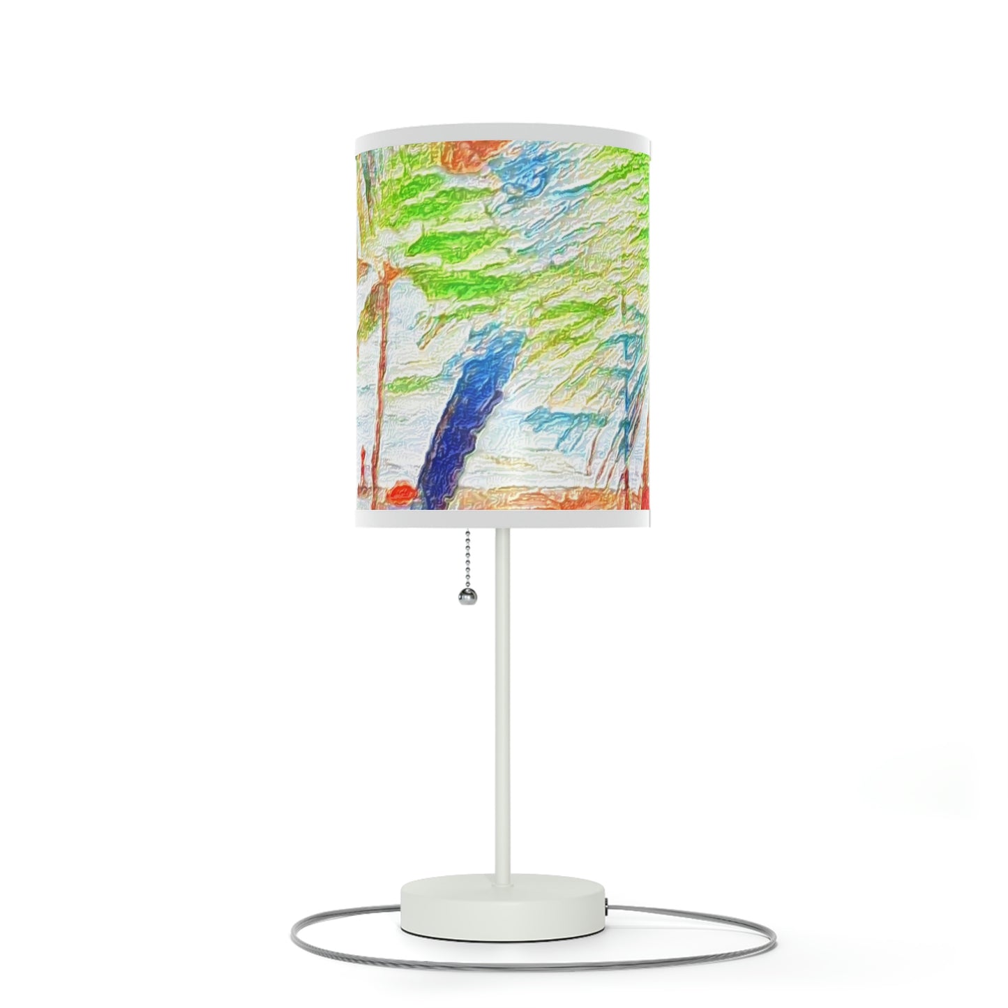 Lamp on a Stand, US|CA plug ... "The Royal Hawai'ian: Waikiki Beach_Beach" ... Honolulu, HI ... Ocotber 2014 (Halloween) ... Original Works ...