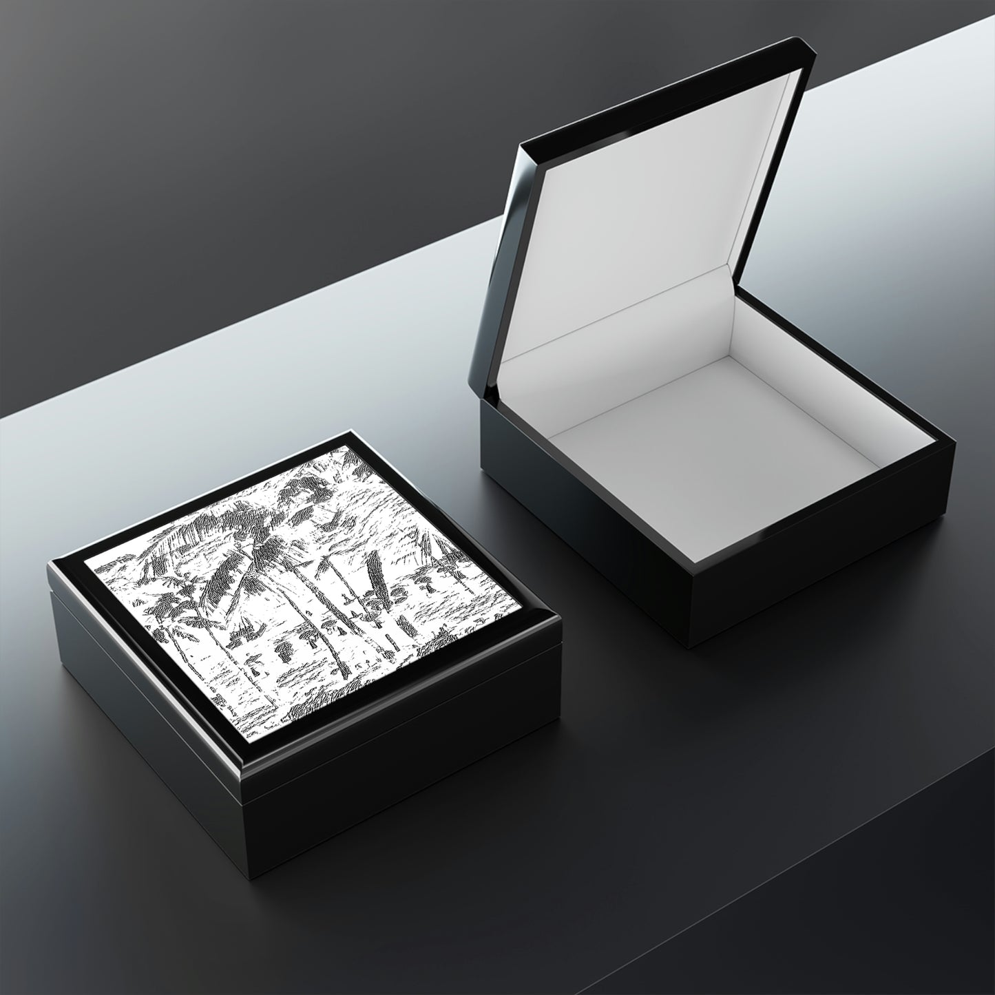 Jewelry Box ... "The Royal Hawai'ian: Waikiki Beach_Beach" ... Honolulu, HI ... Ocotber 2014 (Halloween) ... Original Works ...