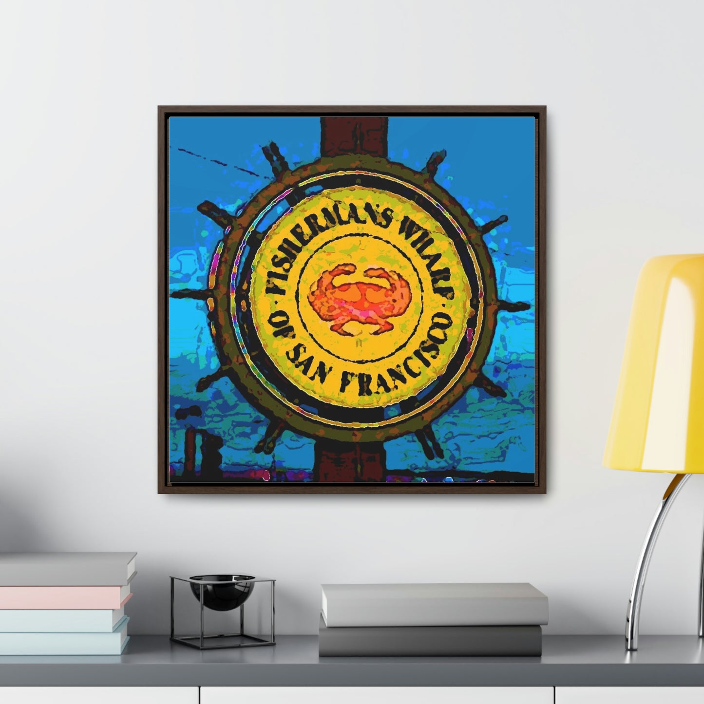 Gallery Canvas Wraps, Square Frame ...  "No.9 Fishermen's Grotto - Fishermen's Wharf, SF, California" ... Family Archives: 1970's ... Original Works ...