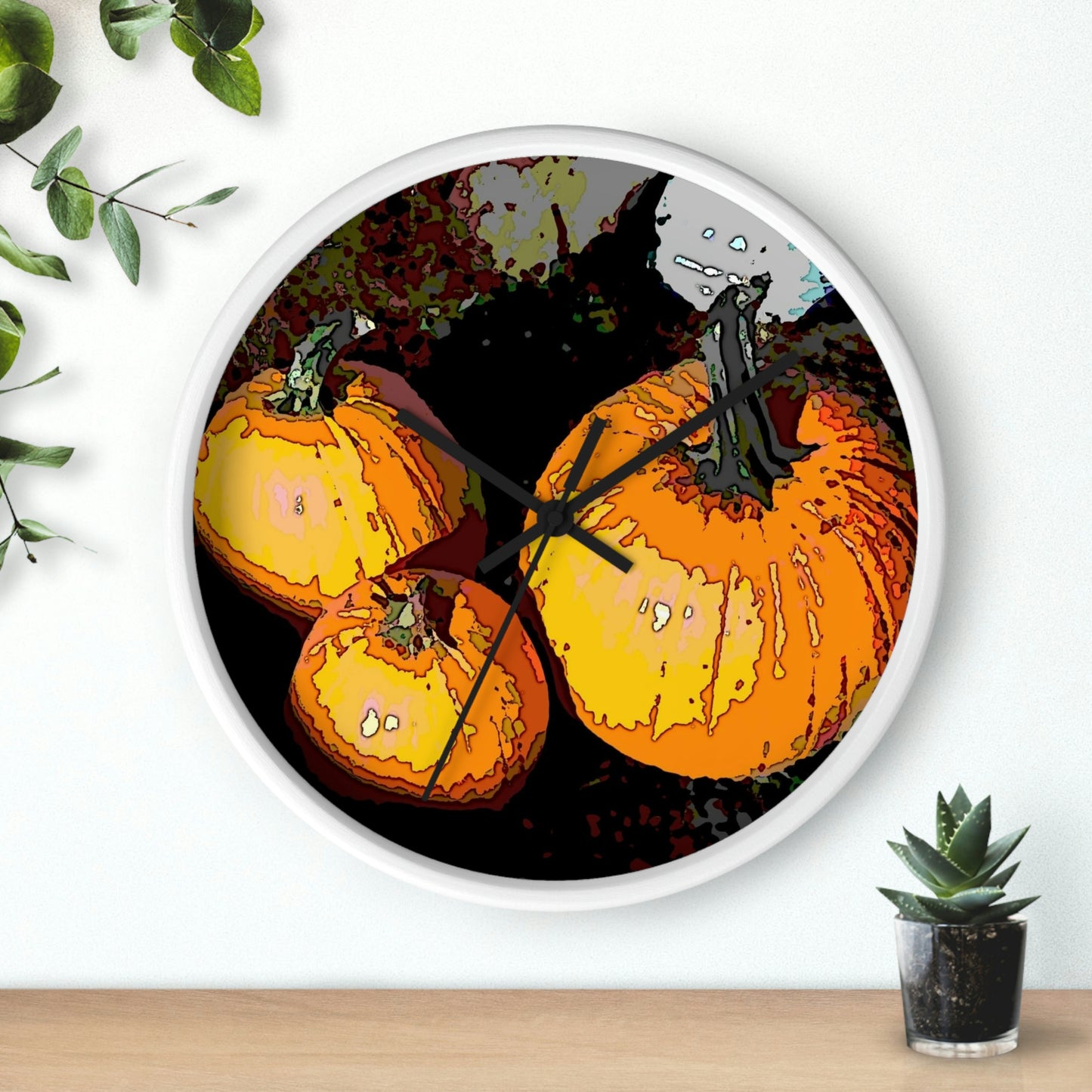 Wall clock ... "A Pumpkin Patch 'To-Keep-Track-Of'." ...