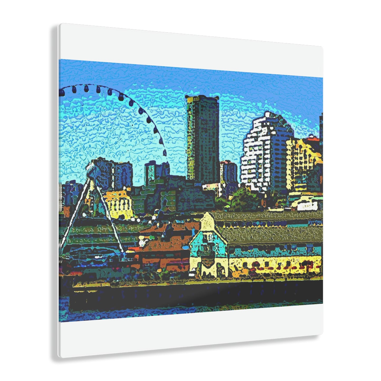 Acrylic Prints... That Classic Wheel ... 'Seattle's Wheel' ... & An Old Classic Waterside Vendors ...  'Family Archives' ... Original Works ...