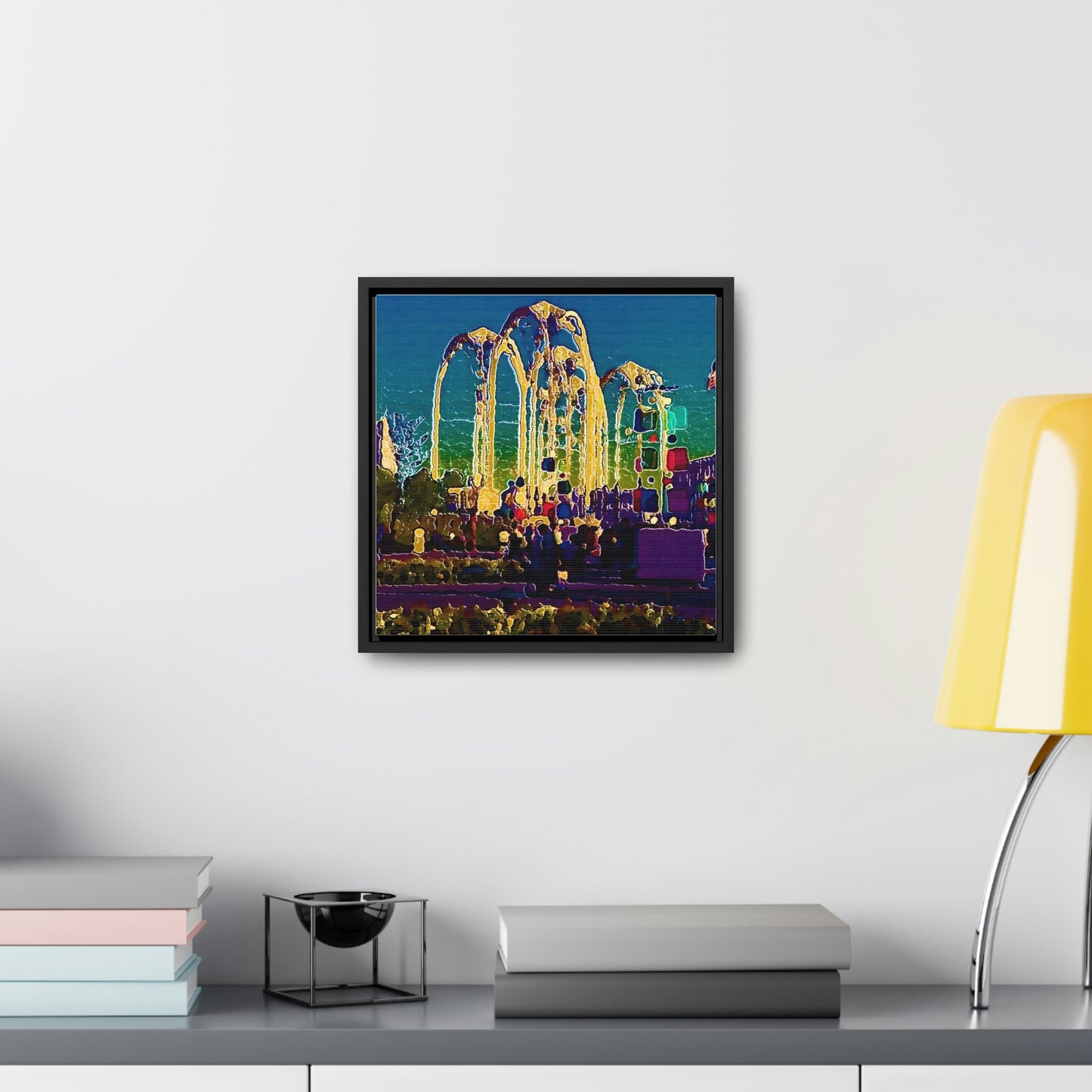 Gallery Canvas Wraps, Square Frame ... "Arches 'Like-No-Other' ... " Seattle World's Fair: 1962. A Family Original ...