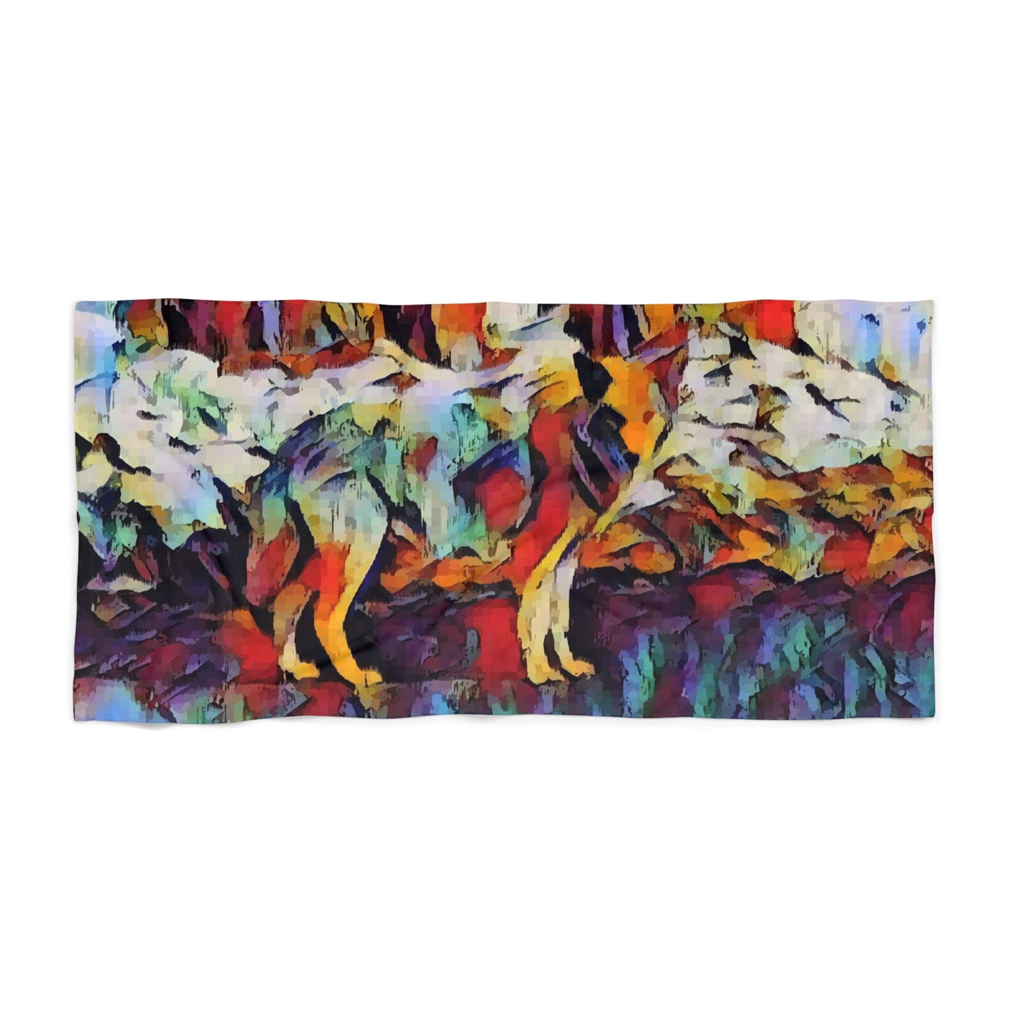 Beach Towel ... Coyote ... "Yosemite Valley: Circa May23 ... KPH Base Photo" ... Original Works ...