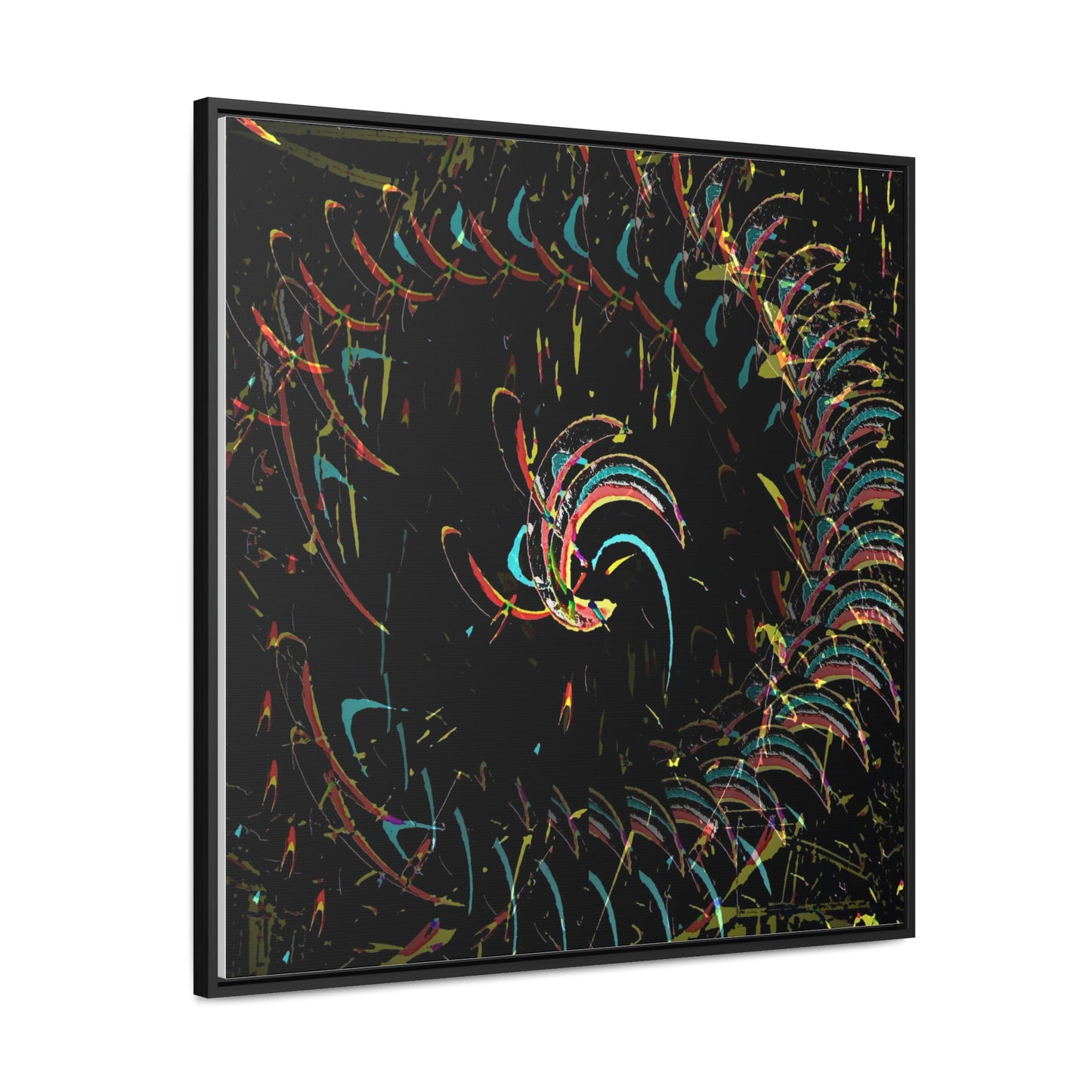Gallery Canvas Wraps, Square Frame ... "Waning Moon" ... Central Idaho ... October 2022 ... Rendering Time: 22 Hours ... Original Works ...