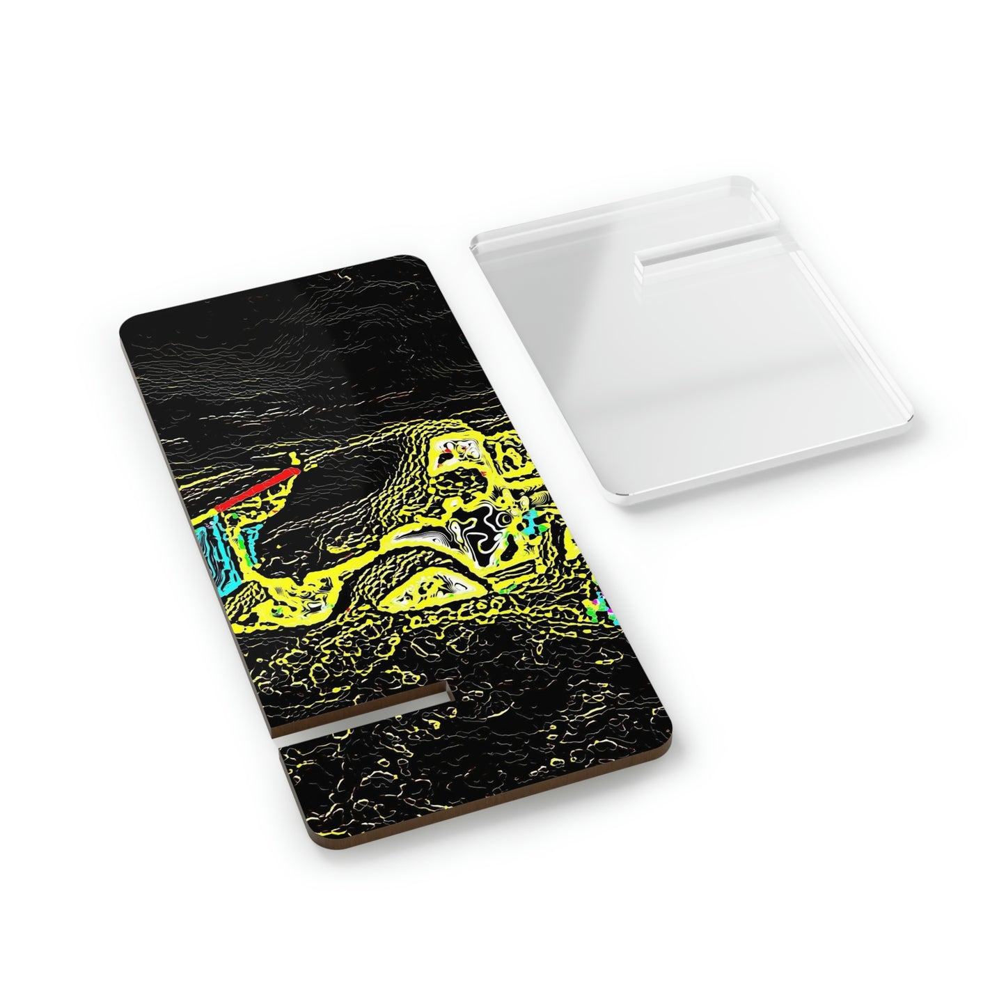 Mobile Display Stand for Smartphones ... "Snow Vehicle In Snow Storm At-Rest" ... Circa 12Mar23 ... Central Idaho ... 18-Hours Rendering Time: Original Works ...
