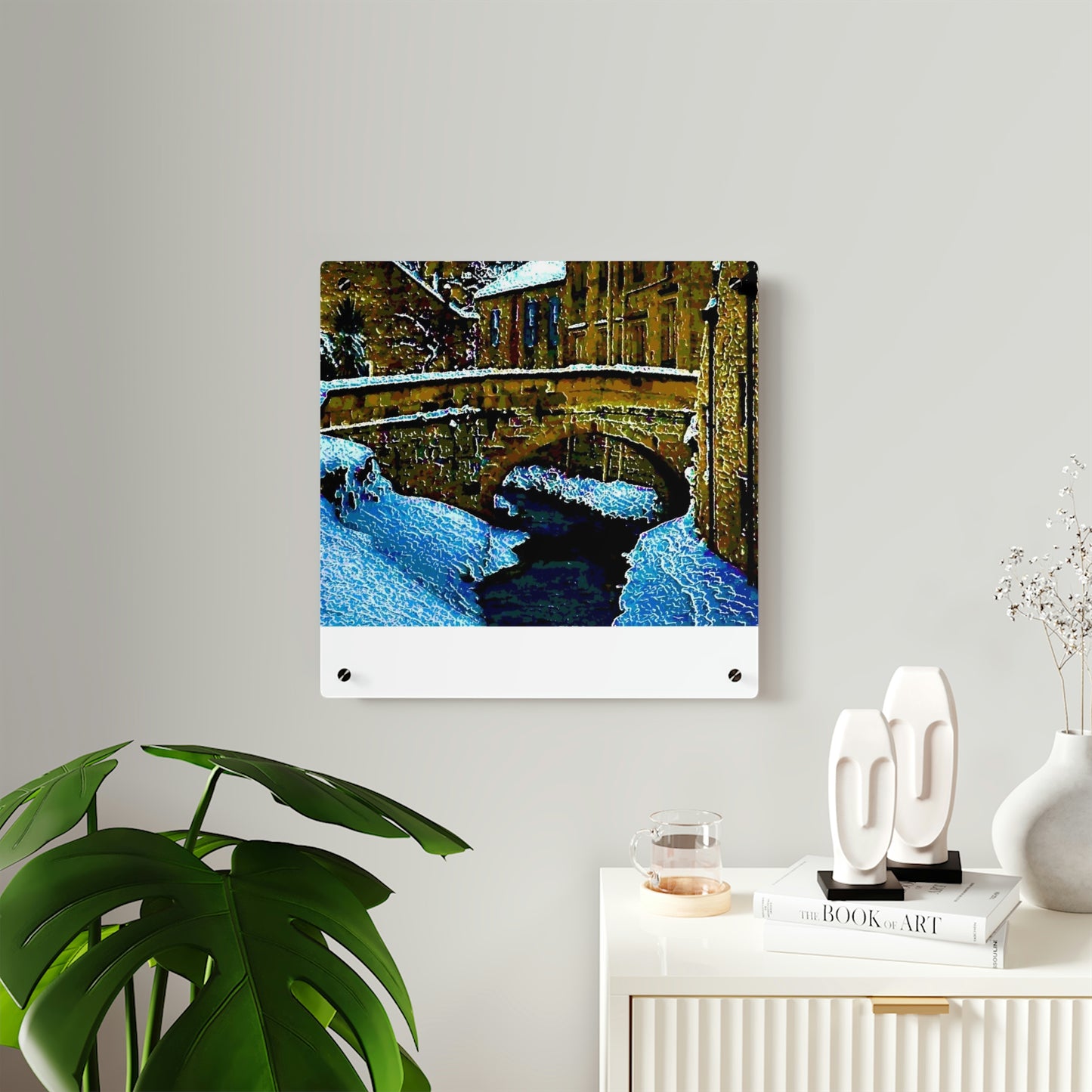 Acrylic Wall Art Panels ... Walikng The Streets & Alleys ... 'Strolling The Canals ... '  ... Original Works  ...