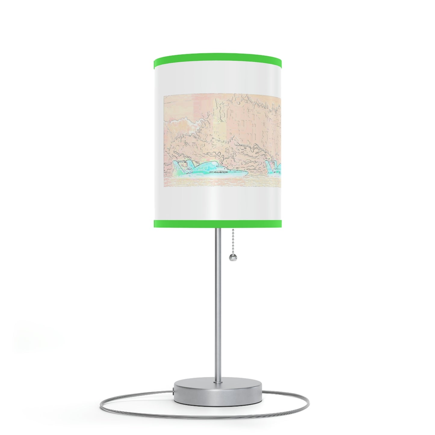 Lamp on a Stand, US|CA plug ... Seattle Columbia Cup On Lake Washington ... "Dave Wilcox Heads For The Win" ... Associate Gift-Photo ... Original Works ...