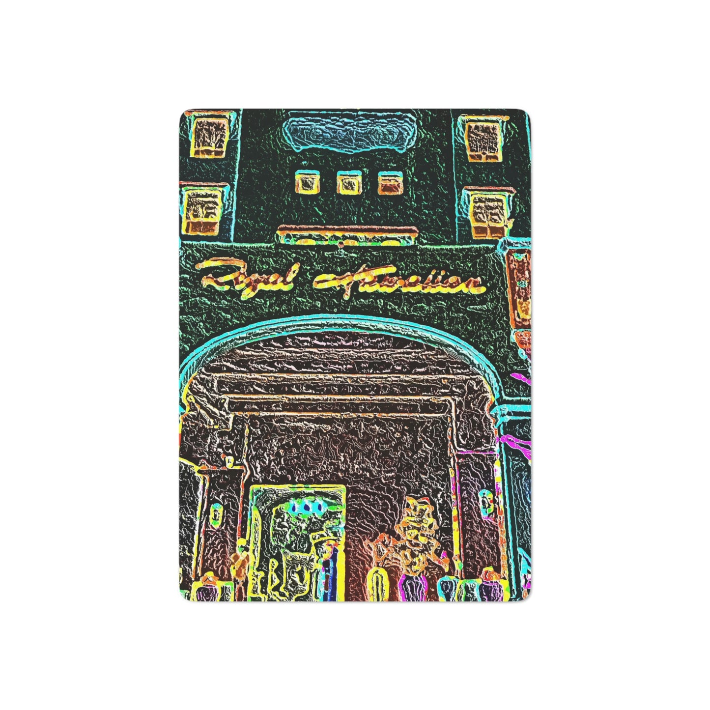 Custom Poker Cards ... "La Grande Entree" At: 'The Pink Palace' ... The Royal Hawai'ian ... Honolulu, HI ... '27Oct2014' ... Original Works ...