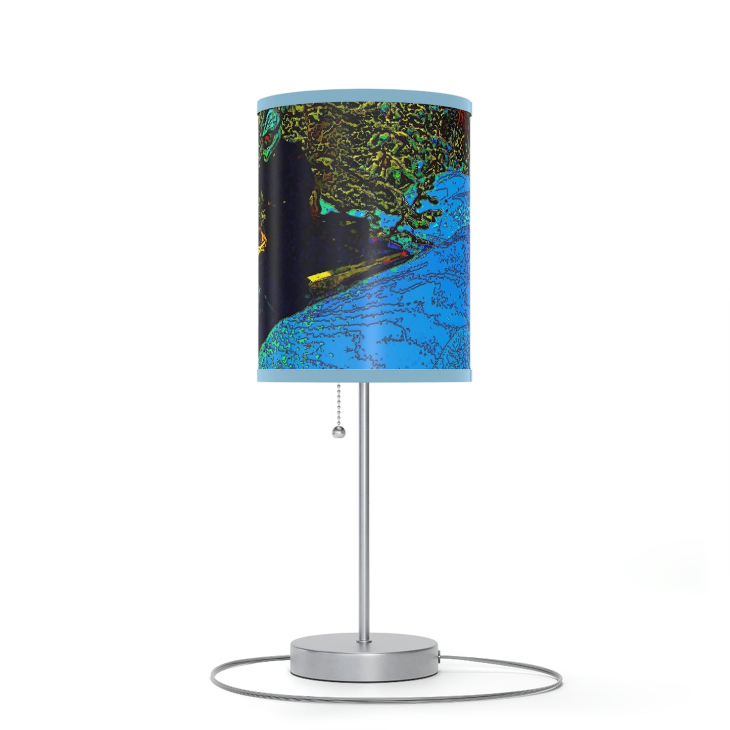 Lamp on a Stand, US|CA plug ... Yep ... "Another Day ... Riding Through The Wilderness ... " ... February 2023 ... Original Works ...