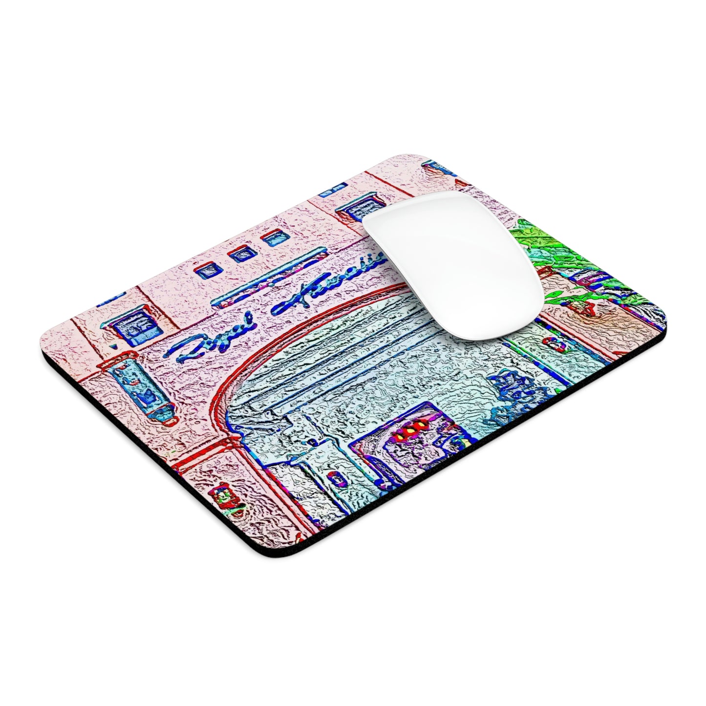Mouse Pad ... "La Grande Entree" At: 'The Pink Palace' ... The Royal Hawai'ian ... Honolulu, HI ... '27Oct2014' ... Original Works ...