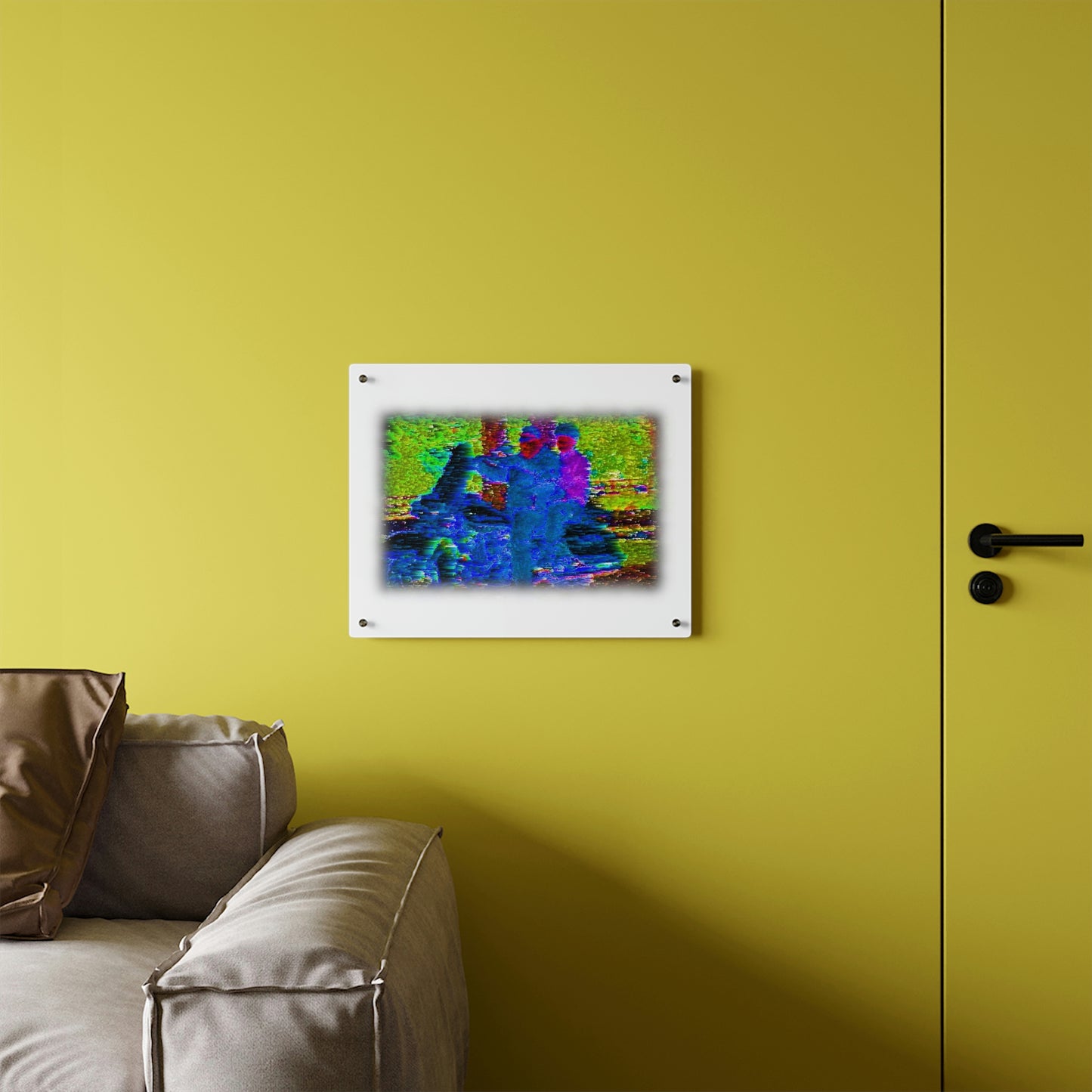 Acrylic Wall Art Panels ...  "And 'I' Left His Dead A_s There By The Side-of-The-Road" ... Original Works ... (Grateful Dead: Me-And-My-Uncle)