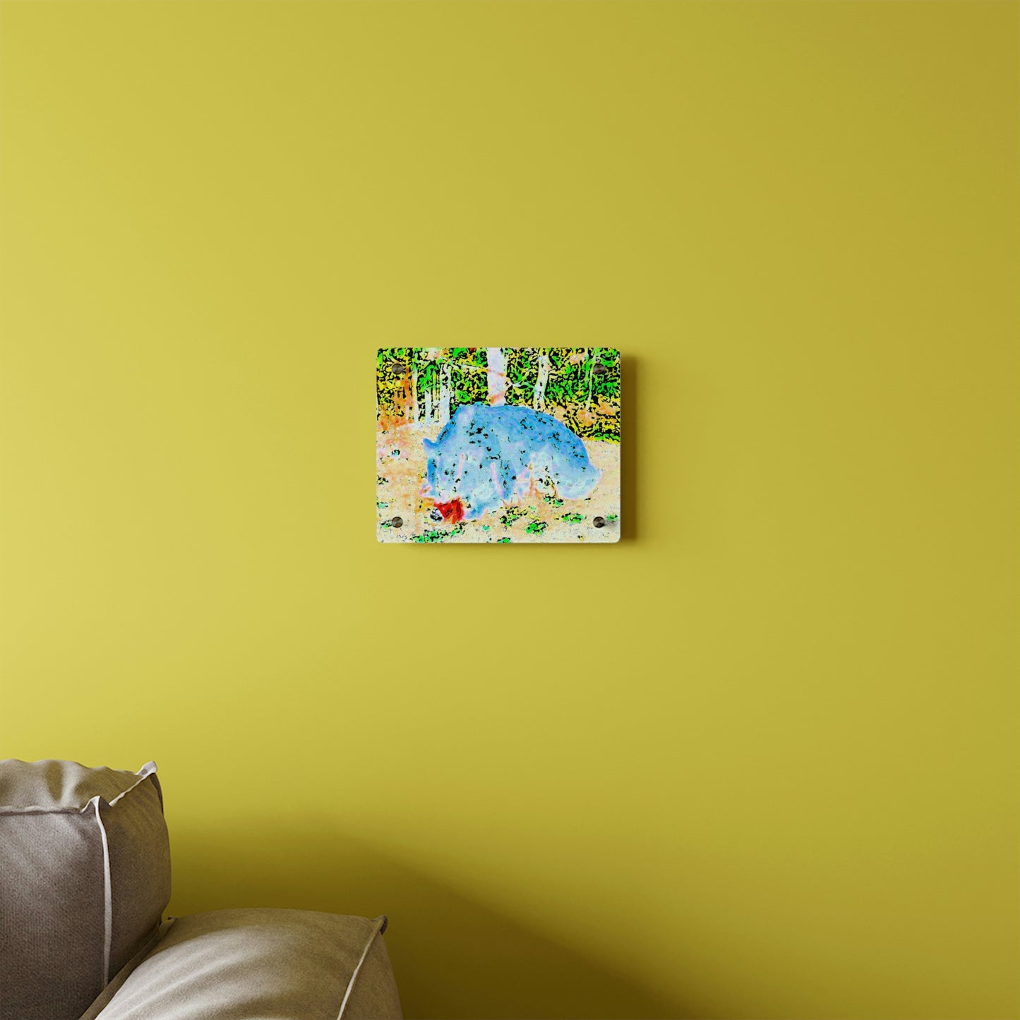 Acrylic Wall Art Panels ... RCY: "Rhett Creek Yogi ... '500 Lbs Of Autumn Season Hunger' ..."  ... September 2022 ... Central Idaho ... Original Works ...
