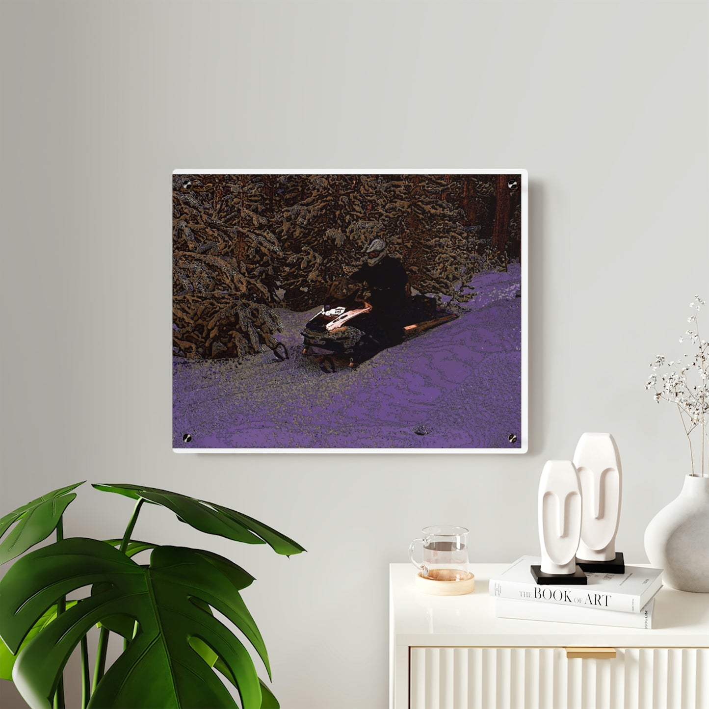 Acrylic Wall Art Panels ... Yep ... "Another Day ... Riding Through The Wilderness ... " ... February 2023 ... Original Works ...