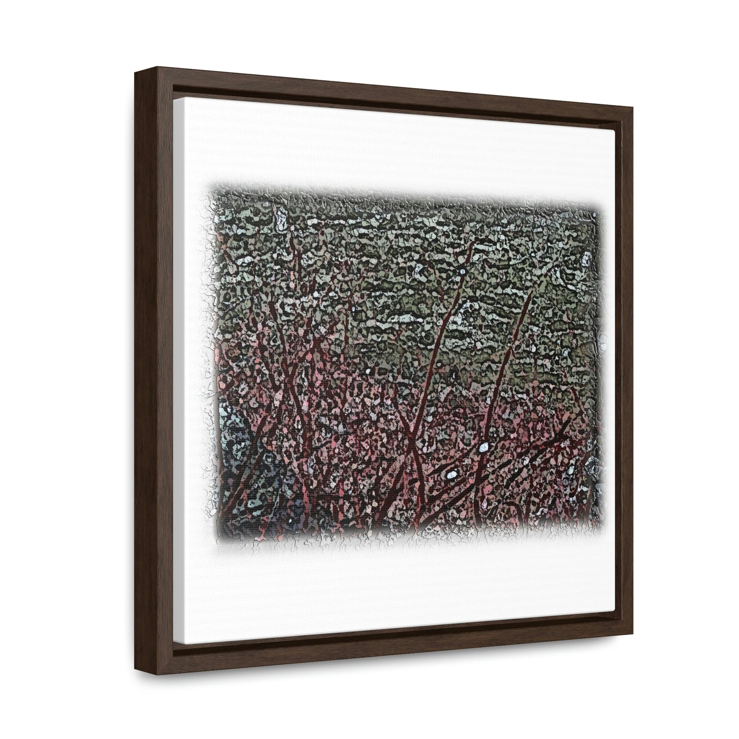 Gallery Canvas Wraps, Square Frame ... "A River Runs Through It" ... Red-Osier-Dogwood (Cornus Stonlifera 'Rubra') .. Original Works ... Central Idaho ...
