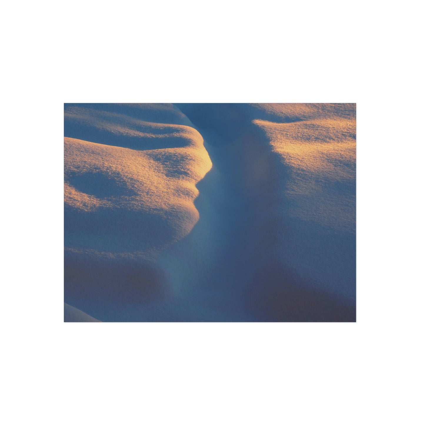 Aluminum Composite Panels ... "Foot-Trail & Snowscape" ... A Brutal Winter ... '29Jan23' ... Central Idaho ... Base Photo For Art Products Line ...
